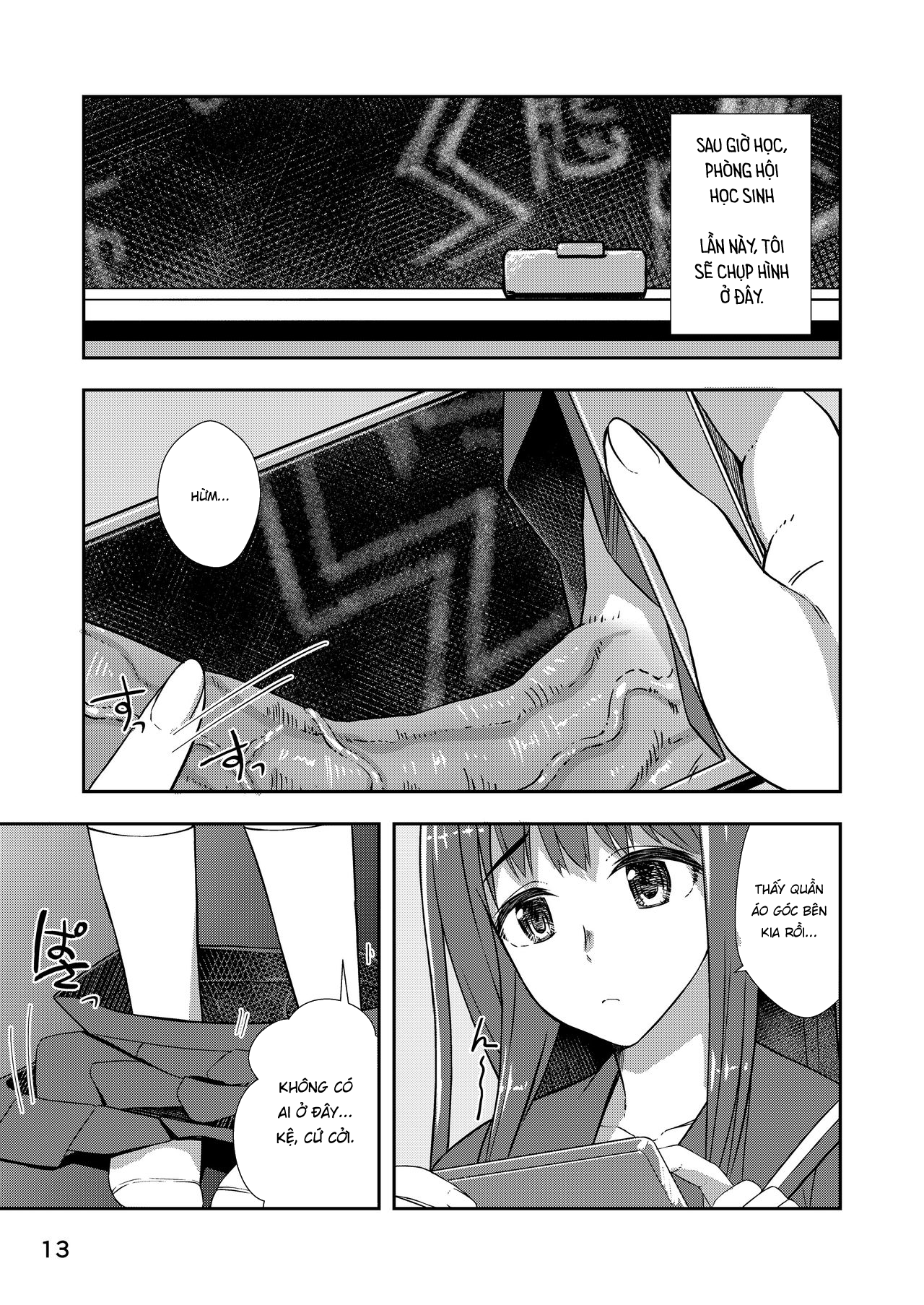 Đọc truyện hentai Cô gái tự sướng sau giờ học - Oneshot