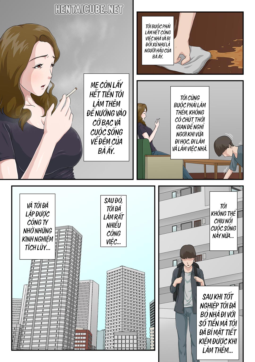 Đọc truyện hentai Biến mẹ thành người nội trợ khỏa thân - Chap 1