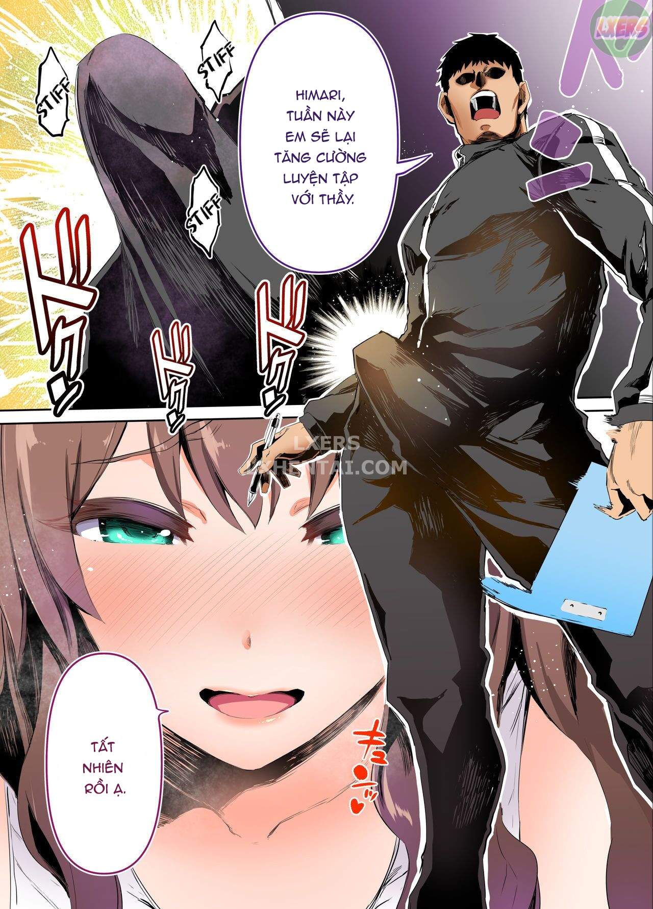 Đọc truyện hentai Rikujoubu Buchou To Fukubuchou Wa Ore No Nama Onaho!!! - Chap 1
