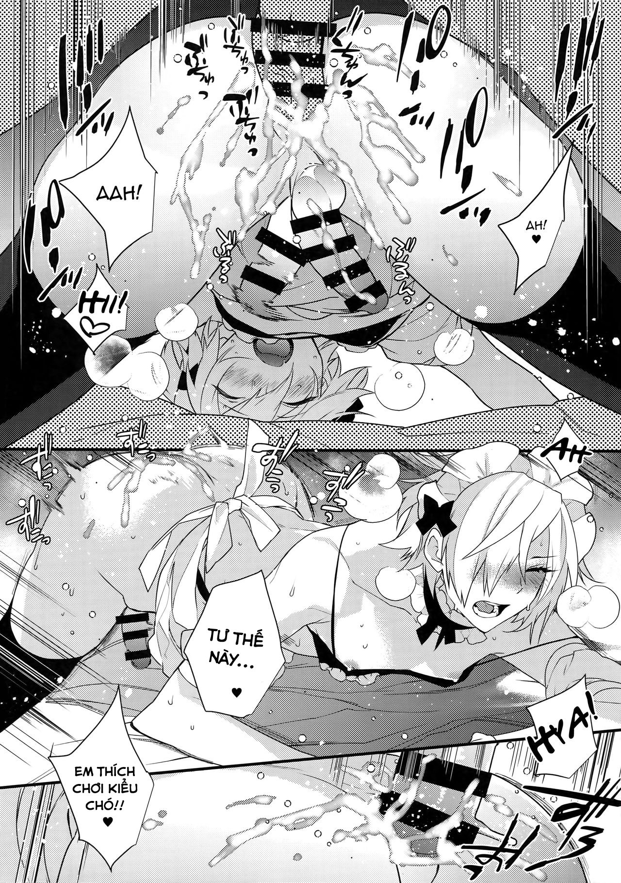 Đọc truyện hentai Dokidoki Mesu Ochi Gohoushi Challenge - Chap 2