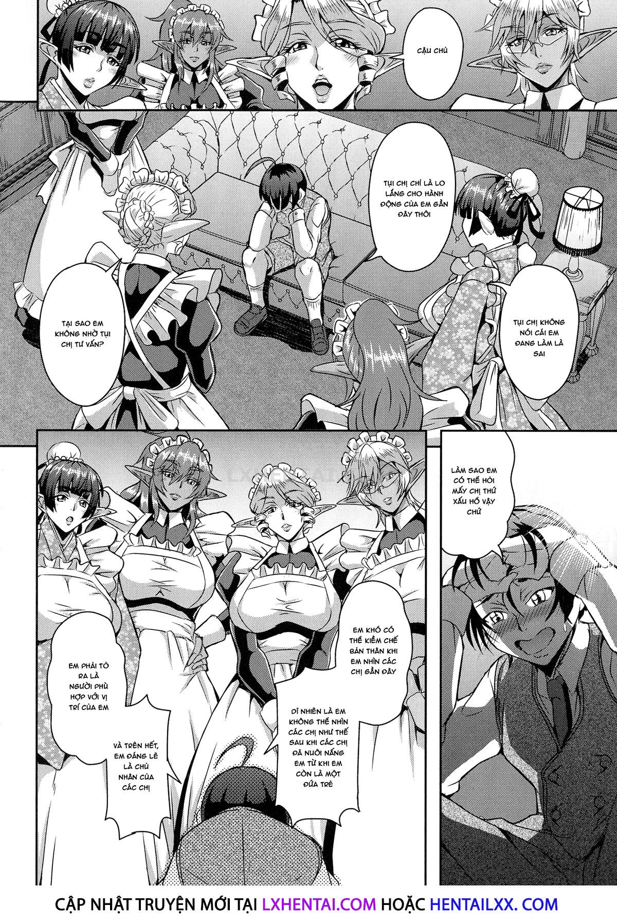 Đọc truyện hentai Elf Harem Story - Chap 4