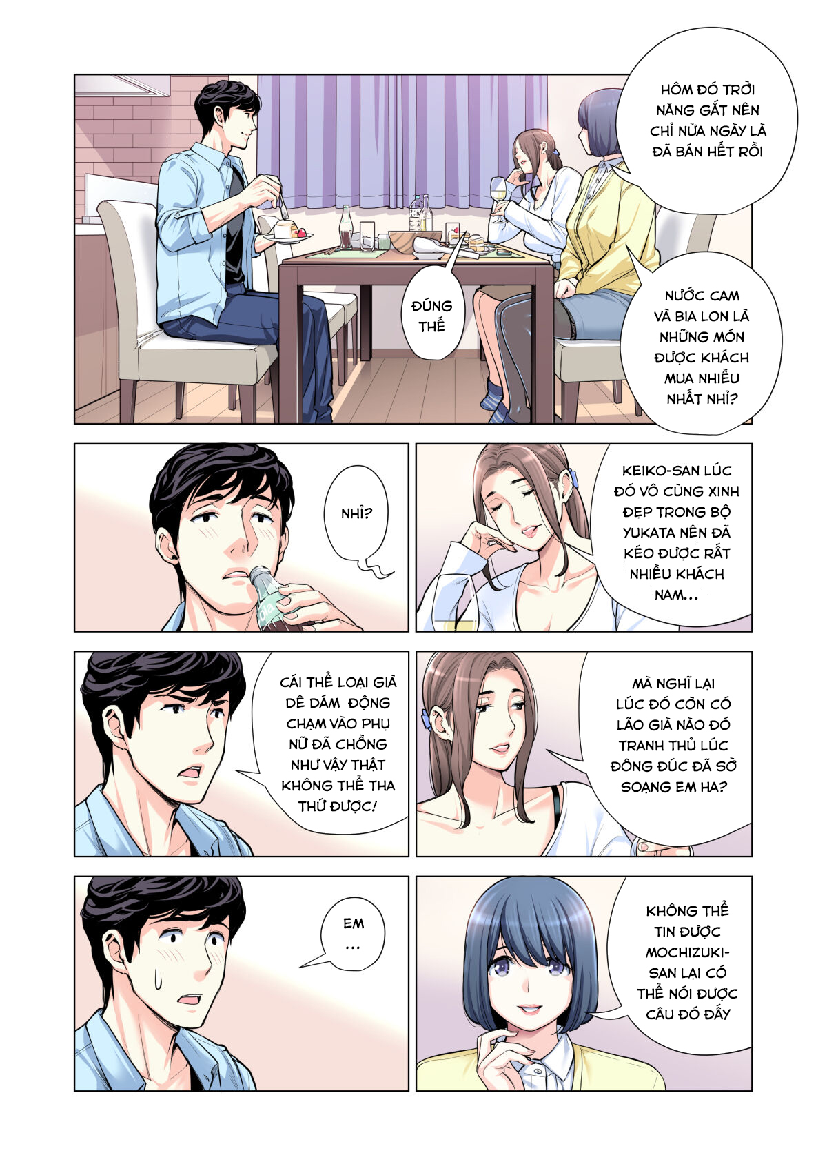 Đọc truyện hentai Jichikai no Hitozuma wa Totemo H deshita - Chap 3