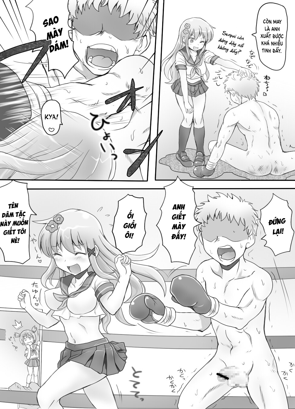 Đọc truyện hentai Naburi Tokidoki Shasei ~Kouhai no Joshi ni Makete Shasei Saserareta Ore~ - Chap 1