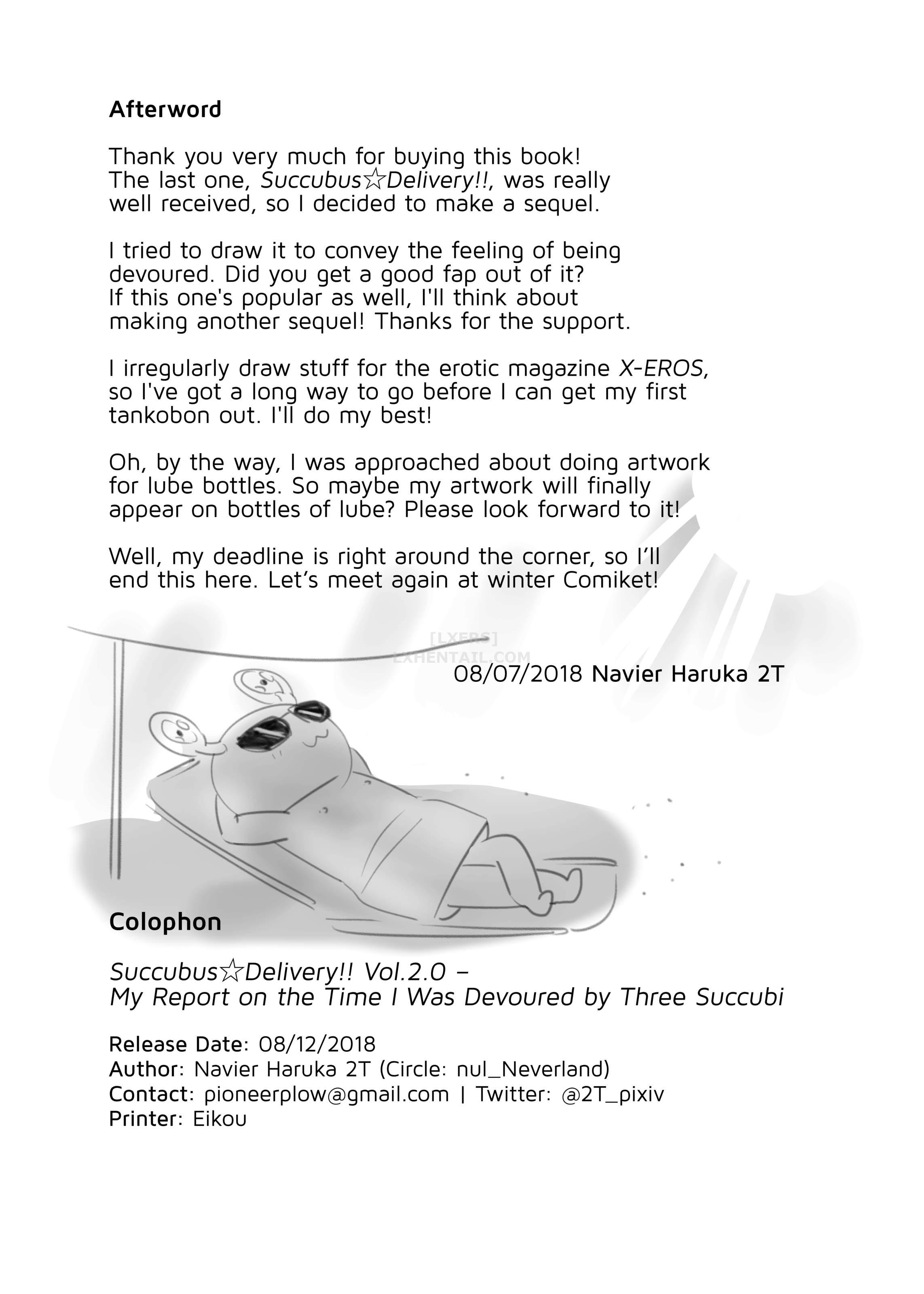 Đọc truyện hentai Succubus☆Delivery!! - Chap 2 - My Report on the Time I Was Devoured by Three Succubi