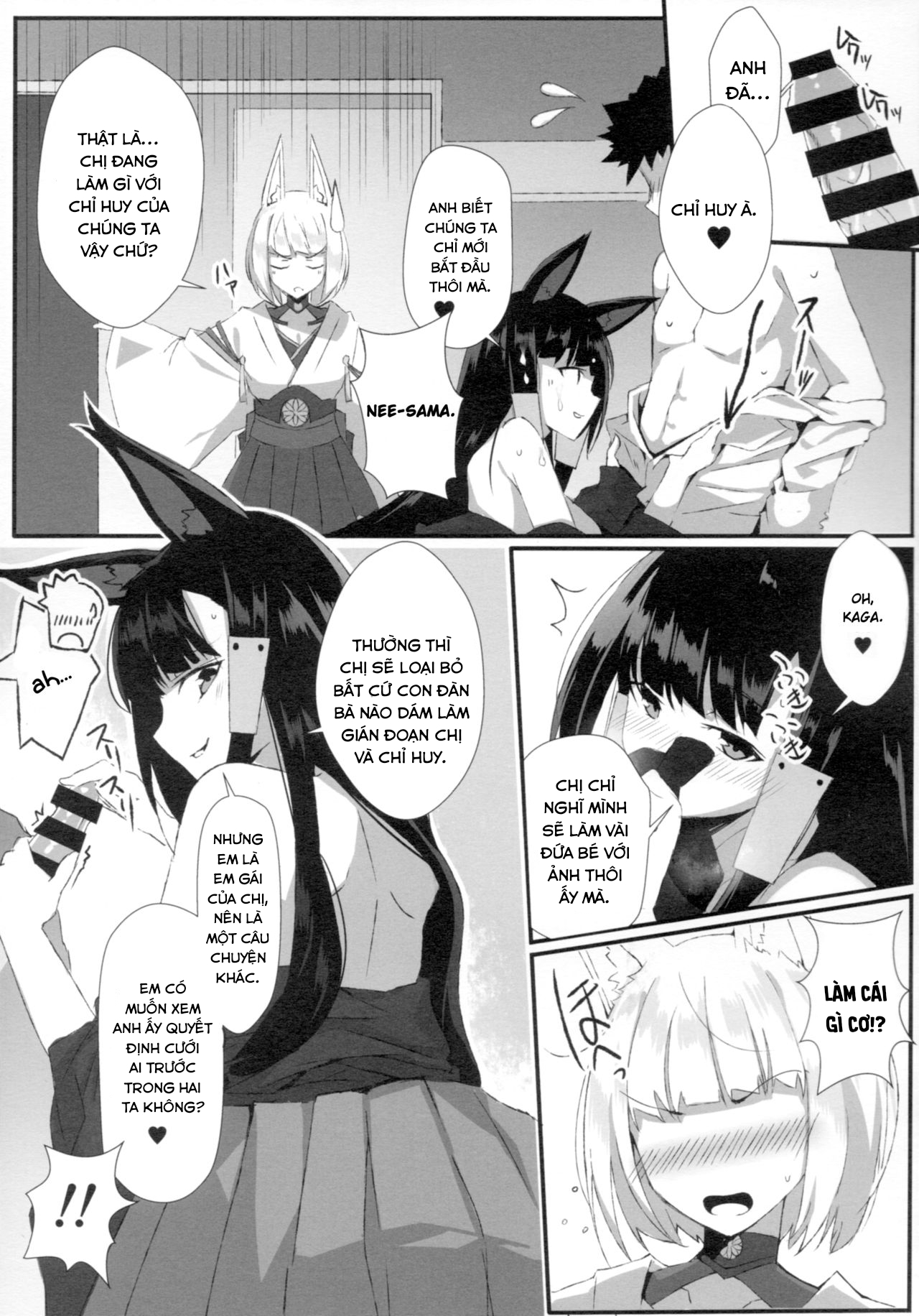 Đọc truyện hentai The Sakura Empire's Crimson and White Affair (Azur Lane) - Oneshot
