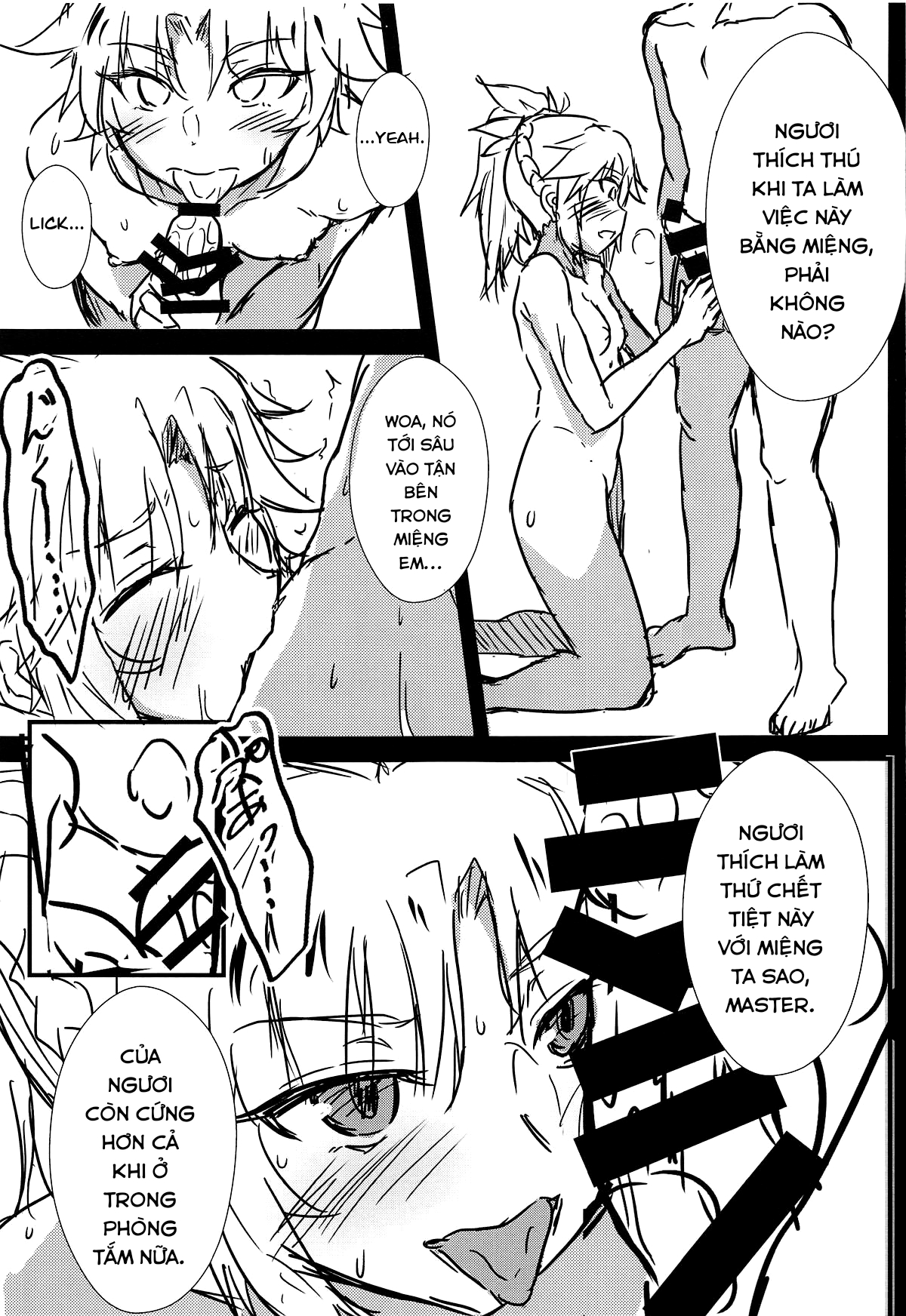 Đọc truyện hentai Đến suối nước nóng ngoài trời cùng Mordred. - Oneshot