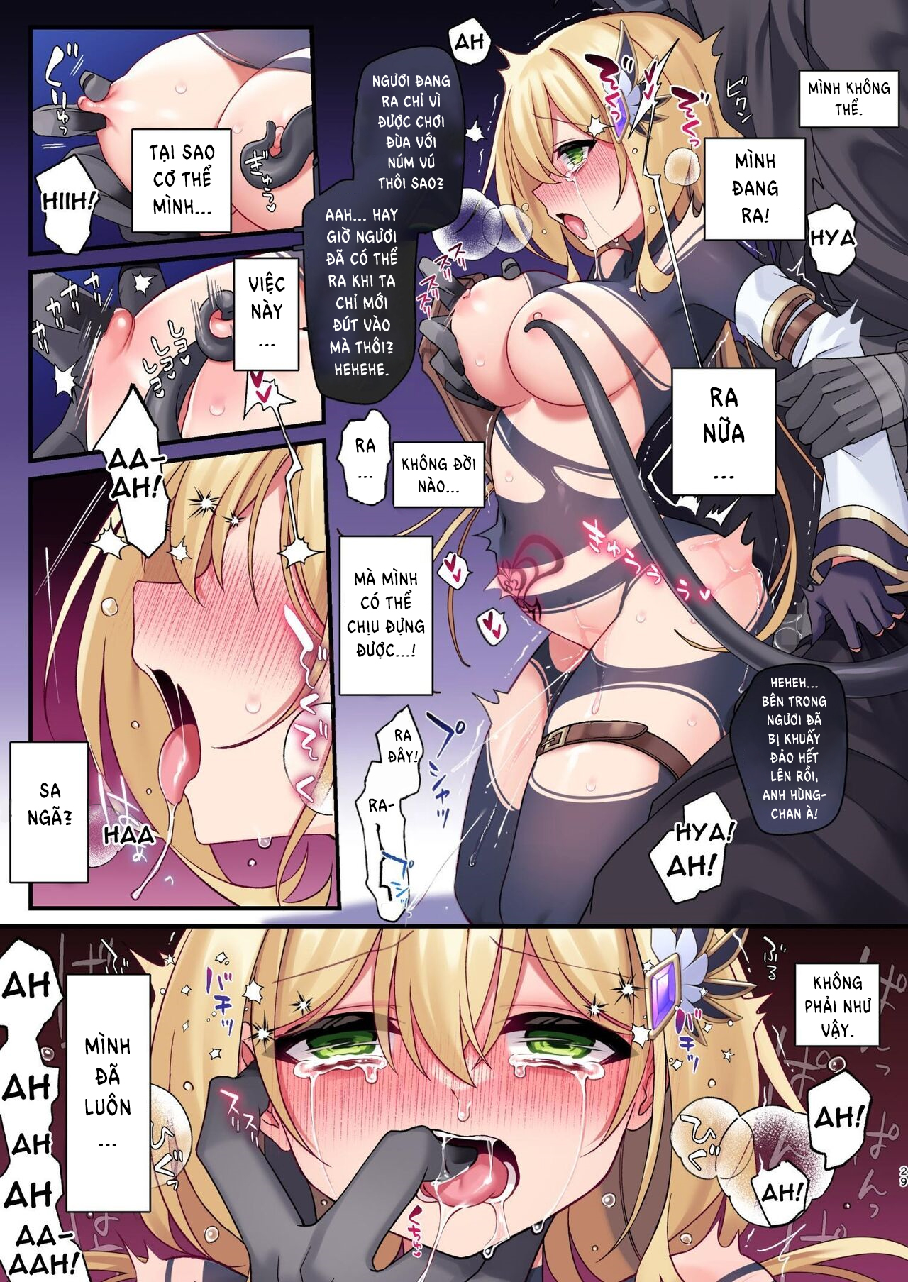 Đọc truyện hentai Chuyến phiêu lưu của anh hùng-chan đã đi đến hồi kết - Oneshot