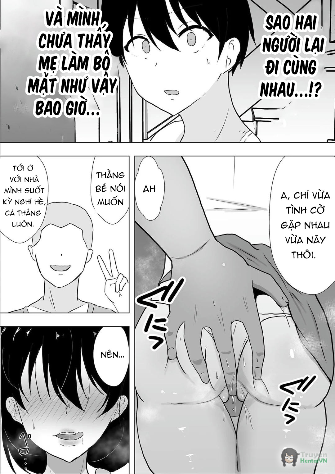 Đọc truyện hentai TomoKano Kaa-chan~ Daisuki na Ore no Hahaoya wa Aho na Shinyuu no Kanojo~ - Chap 1