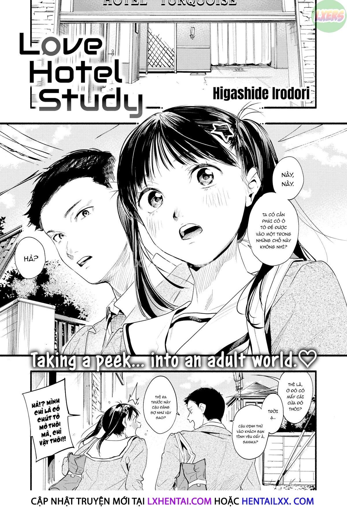 Đọc truyện hentai Học cách vào Khách sạn Tình yêu - Oneshot