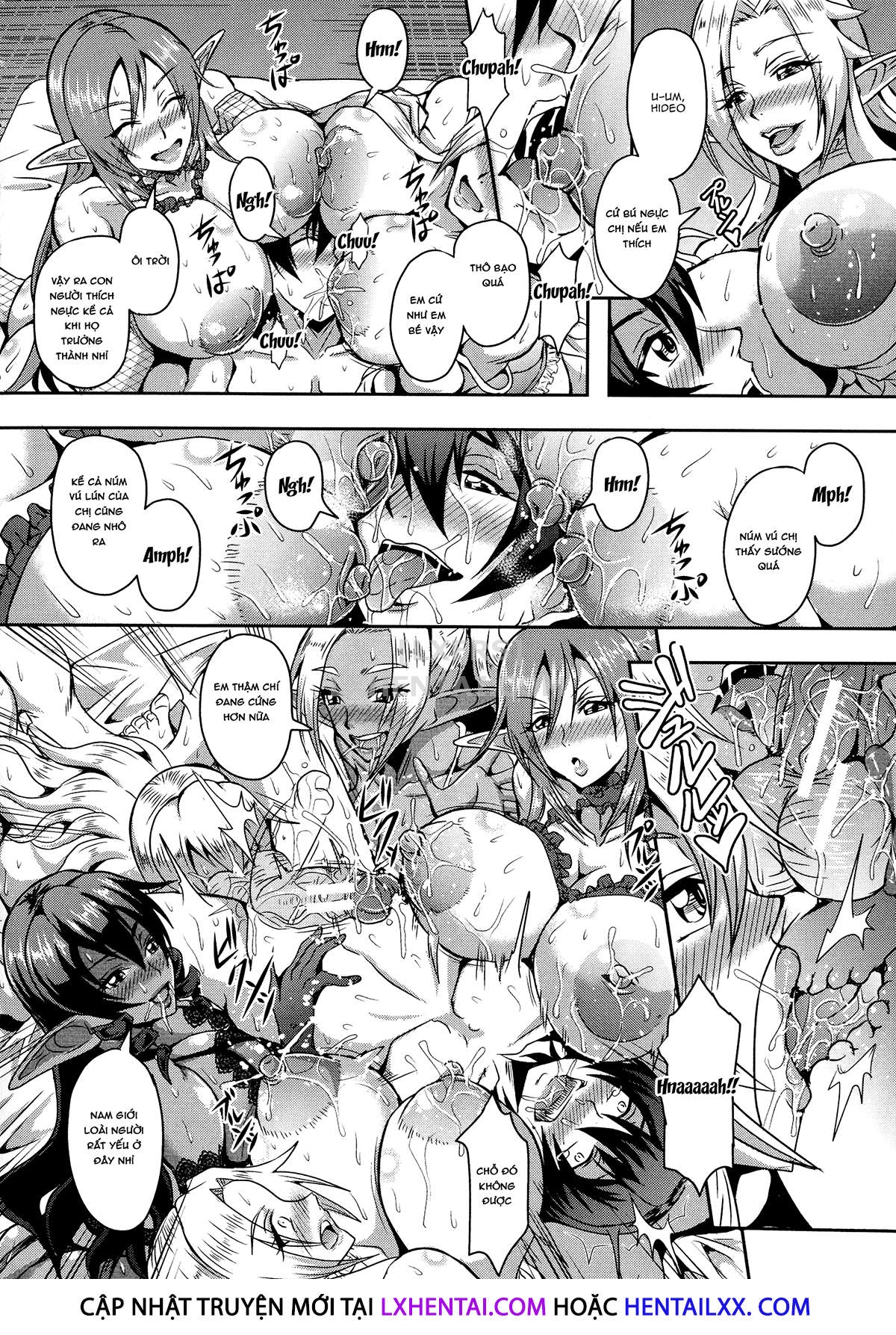Đọc truyện hentai Elf Harem Story - Chap 1