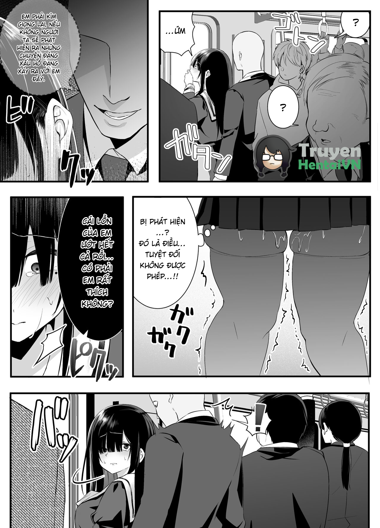 Đọc truyện hentai Fujun Isei Kouyuu shitara Soku Taigaku no Seijun Muku na Gakuensei ni Itazura ~Densha Chikan Hen~ - Oneshot