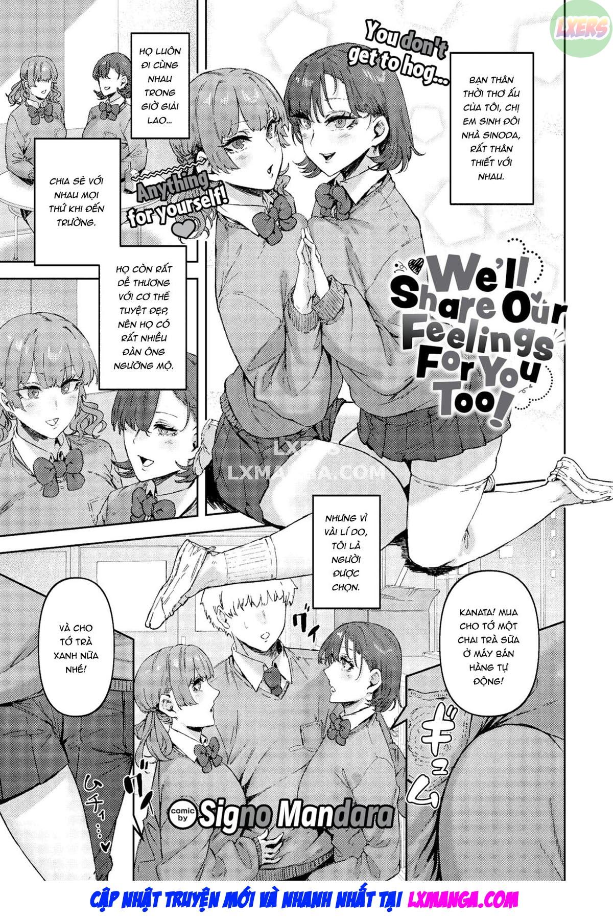 Đọc truyện hentai Tôi cũng sẽ chia sẻ cảm xúc của bạn - Oneshot