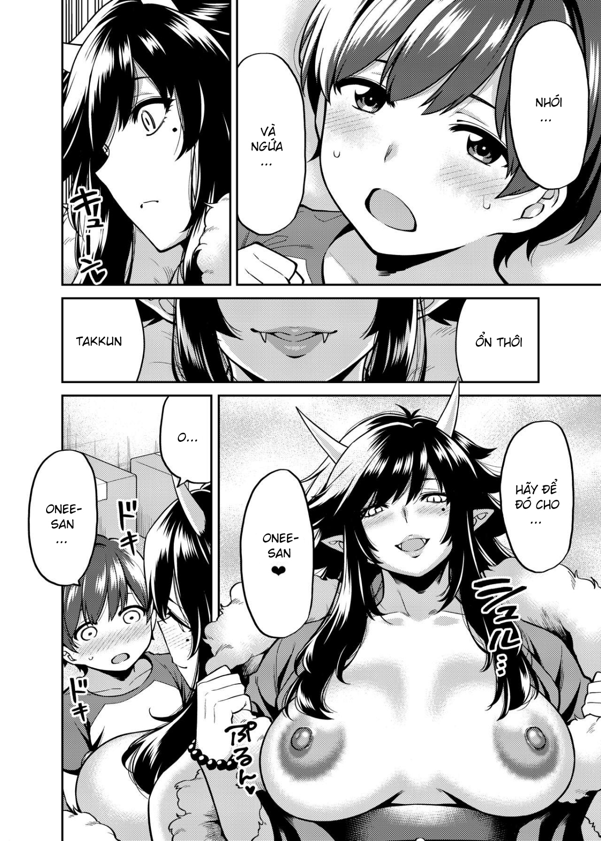 Đọc truyện hentai Takkun and the Oni Onee-san - Oneshot