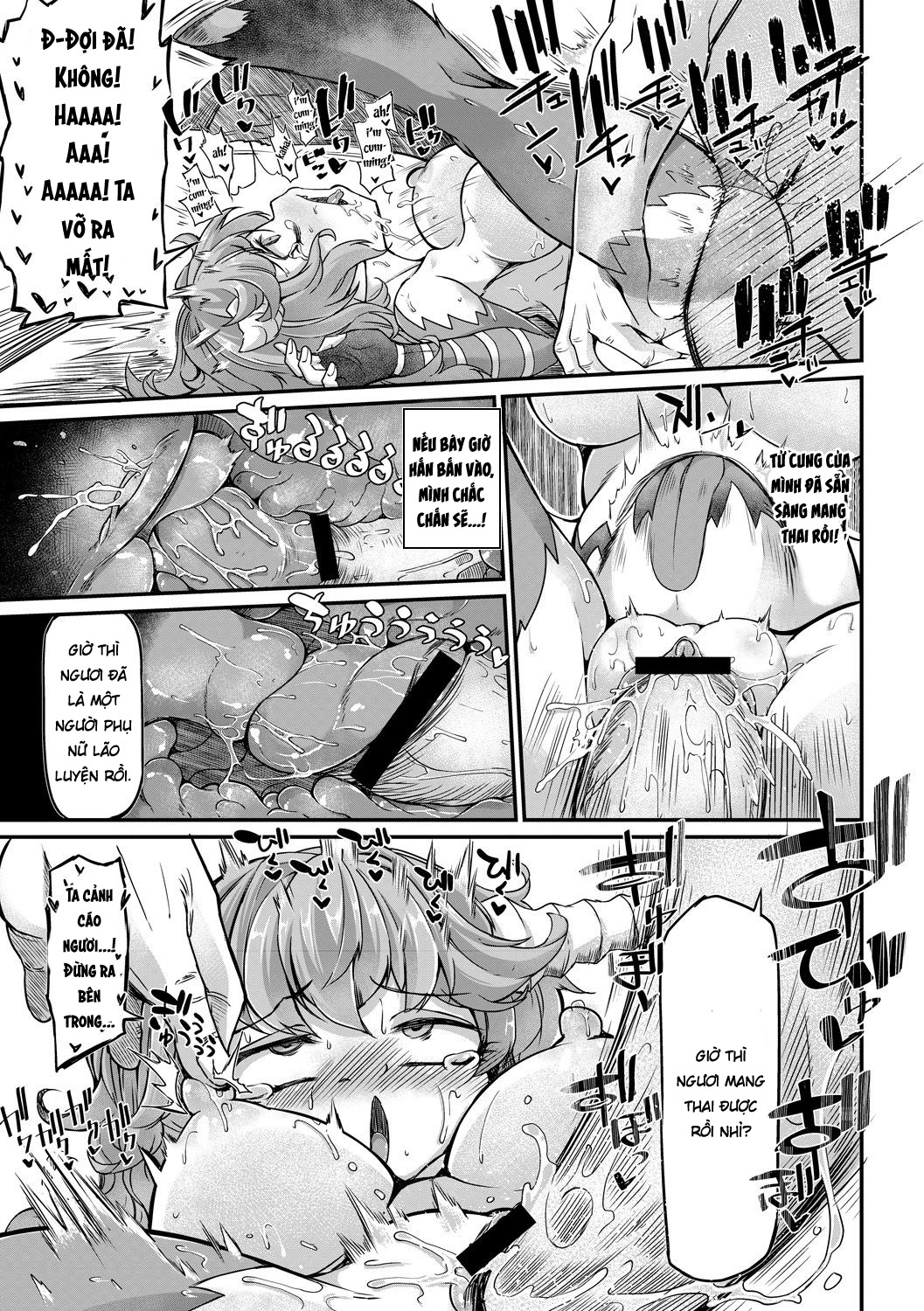 Đọc truyện hentai Fukkou!? Ishu Kouhai -Mazoku to Ningen no Kyousei Jidai - Oneshot