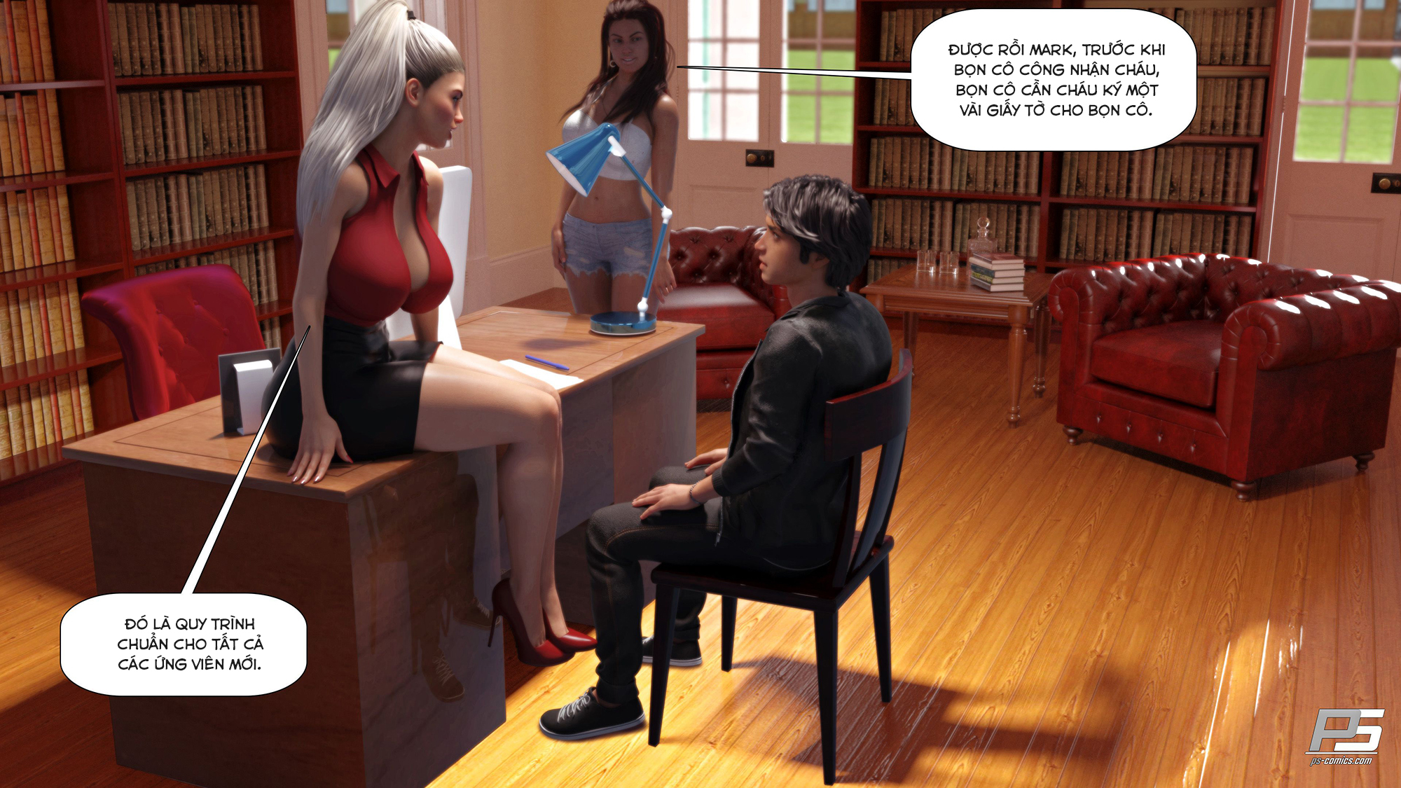 Đọc truyện hentai Milf Mansion - Vol 1 - Chương 2: Gọi bọn cô là mẹ