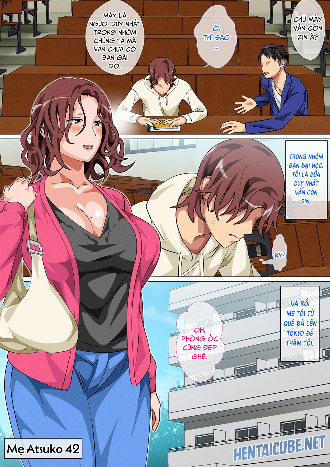 Đọc truyện hentai Mẹ ghé thăm con trai ở Tokyo - Chap 1