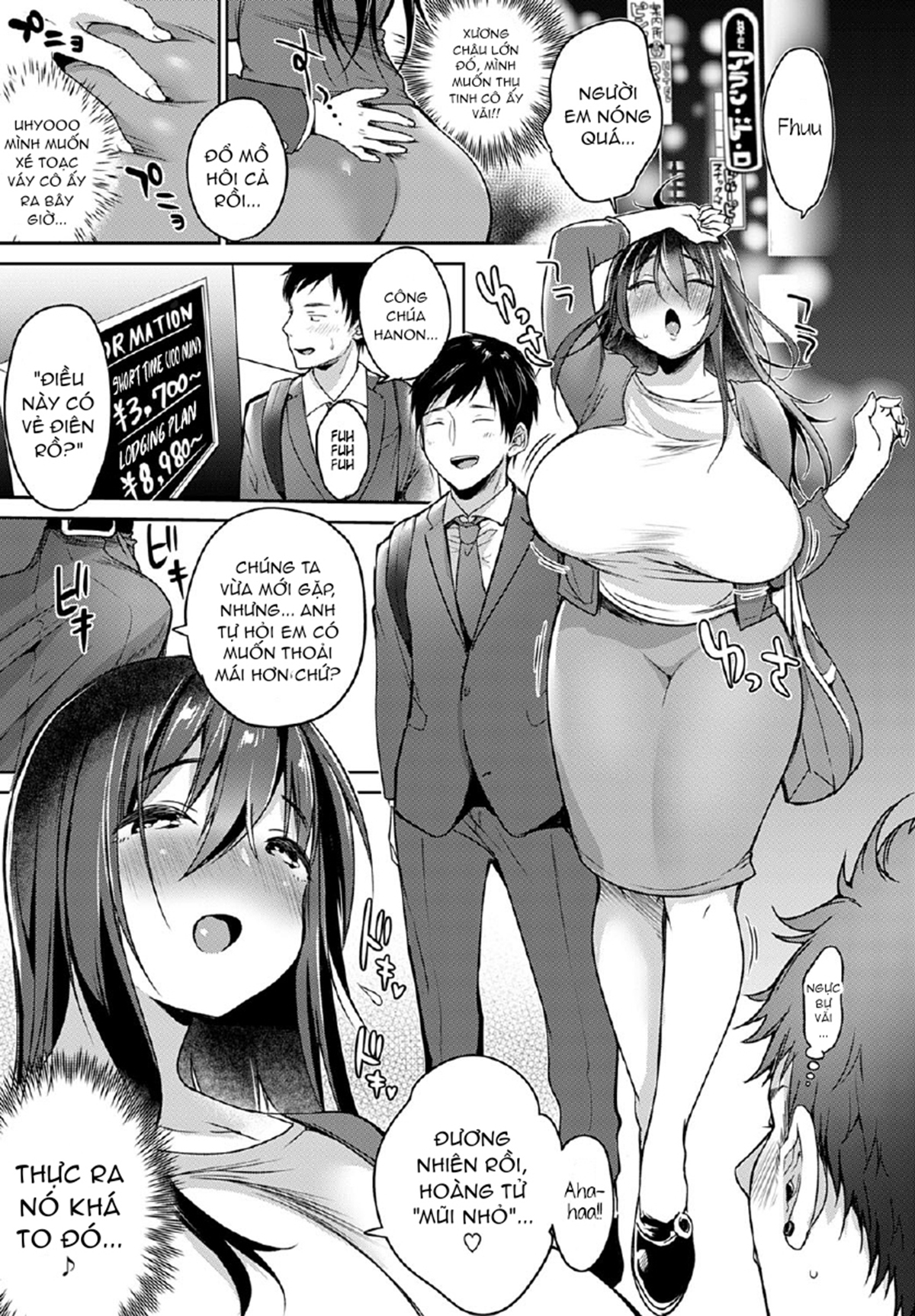 Đọc truyện hentai Chuyện tình Nàng cao và Chàng lùn - Oneshot