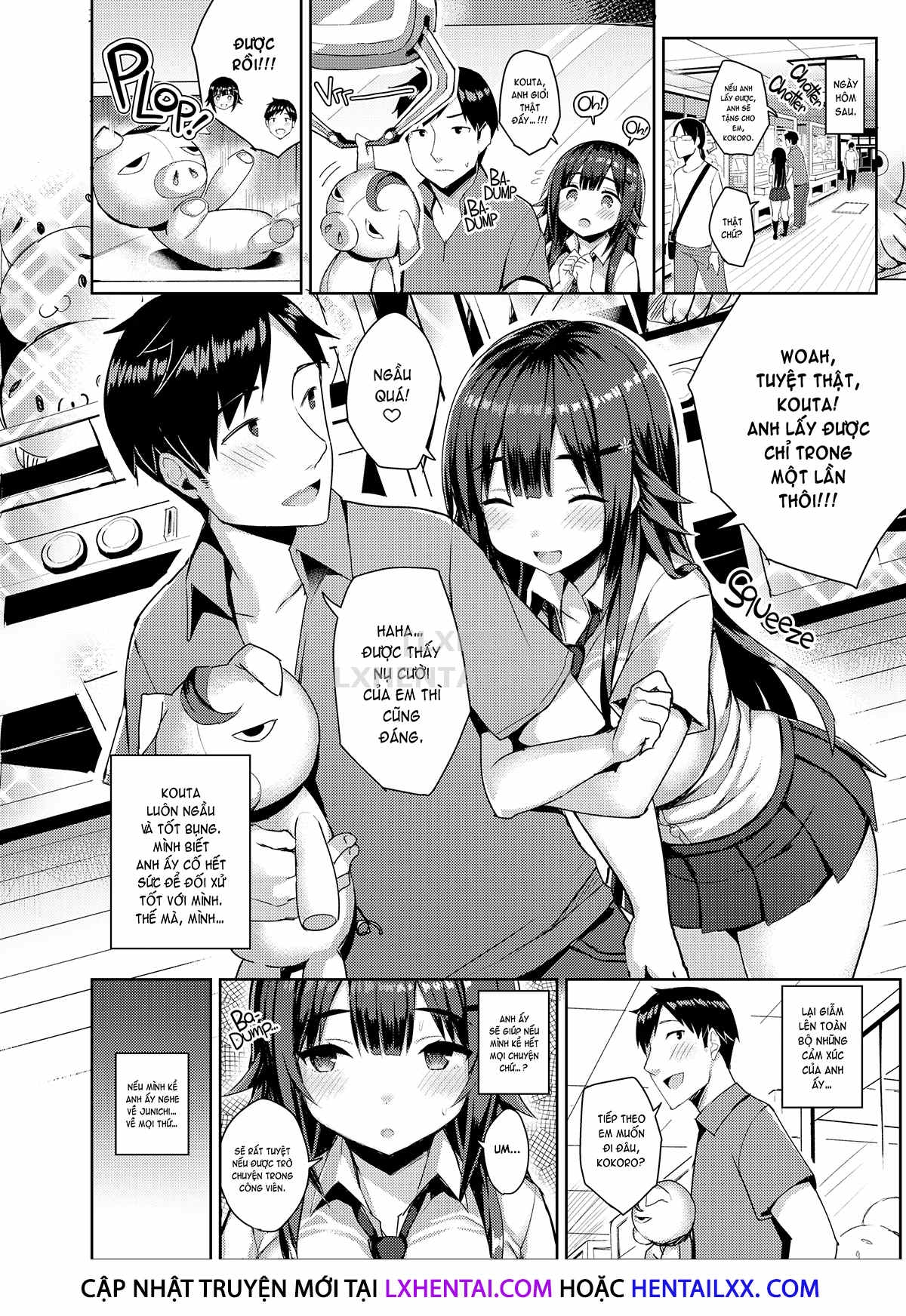 Đọc truyện hentai Curvy Tales - Chap 4 - More of an Urge to NTR a Girlfriend in a School Swimsuit