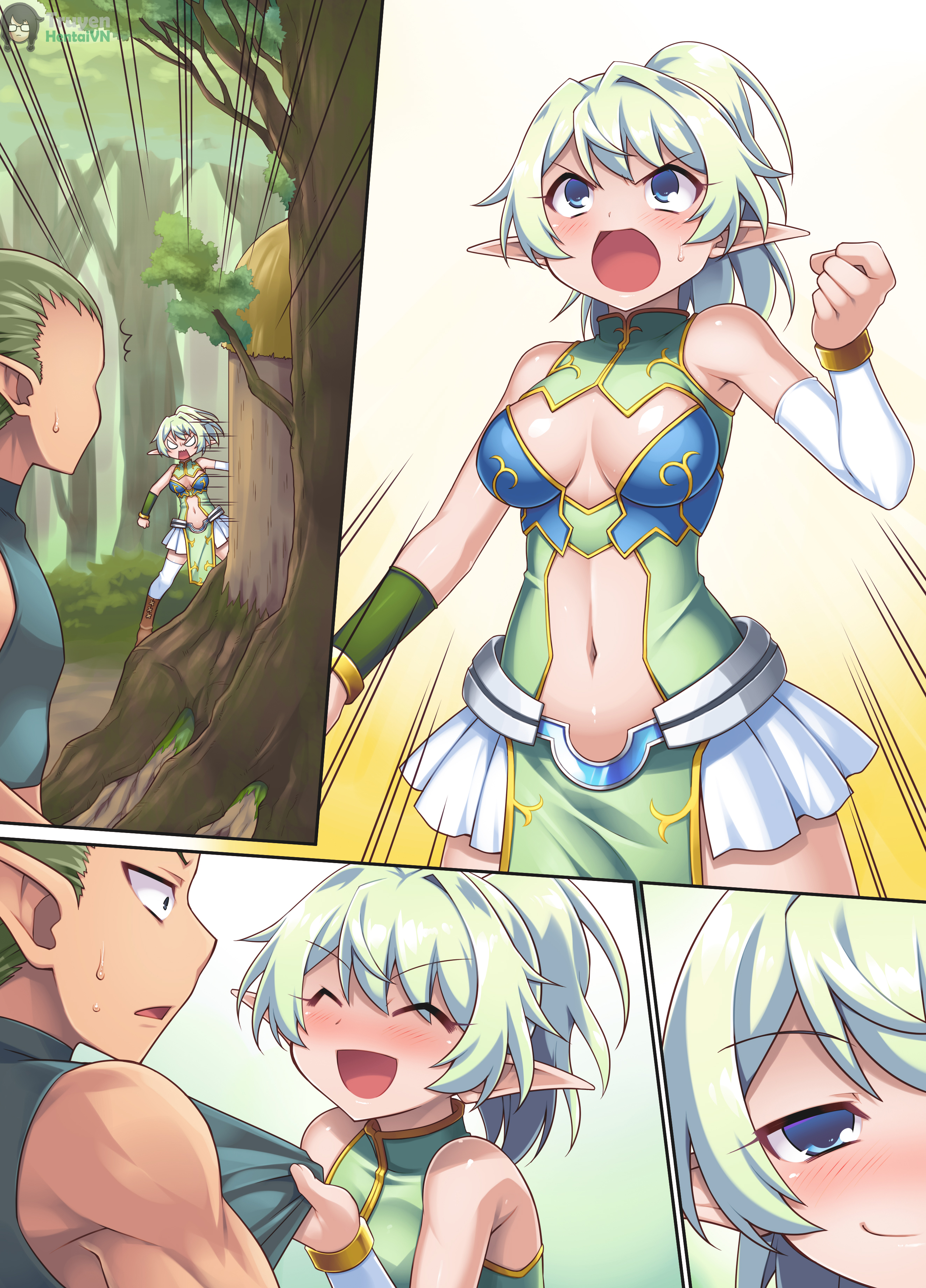 Đọc truyện hentai Nasty Bitch's Reincarnation in Another World Elf ~The Case of Dropping into Tentacle Hell After Reincarnation~ - Oneshot