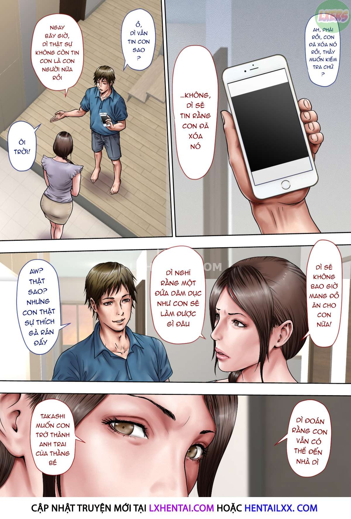 Đọc truyện hentai Thông gian với người dì quyến rũ của tôi - Chap 1 - Không che