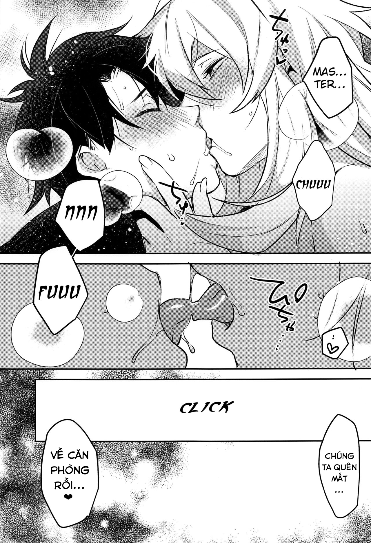 Đọc truyện hentai Kimi to Kiss Shinai to Derarenai Heya (Fate/Grand Order) - Oneshot