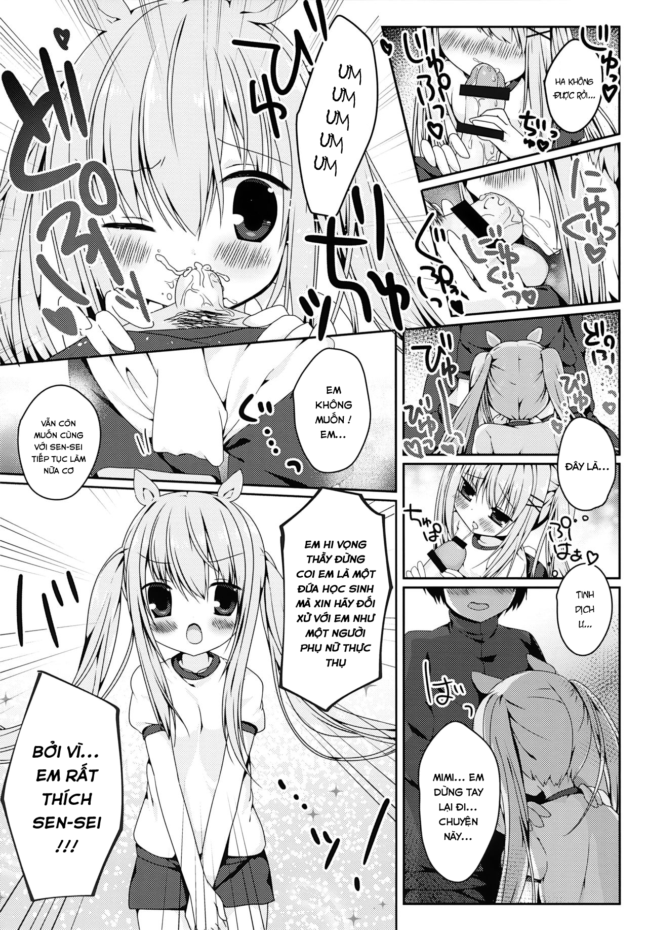 Đọc truyện hentai Mimi-chan no Mero x2 Keikaku - Oneshot