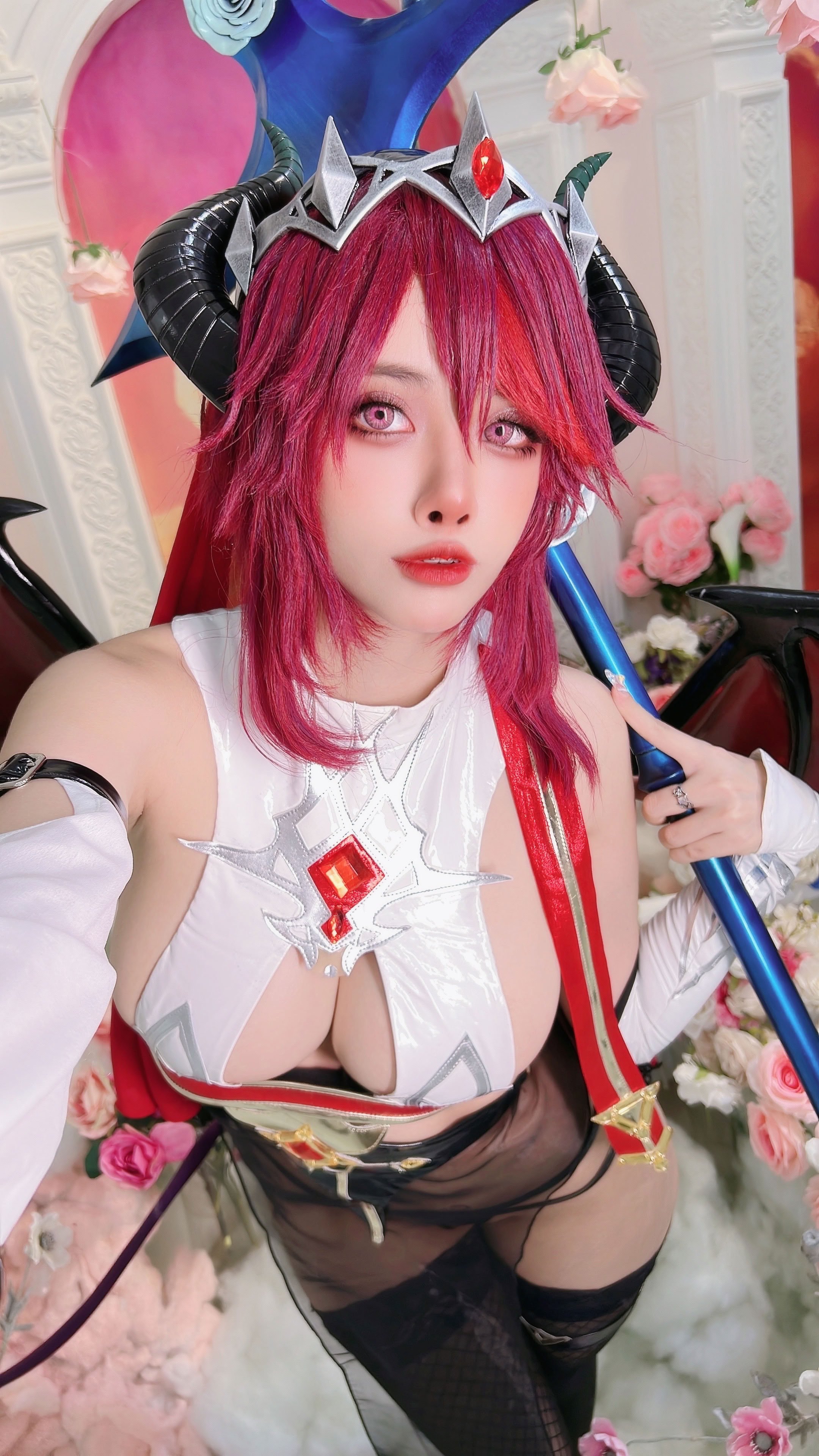 Đọc truyện hentai Tuyển tập Albums siêu phẩm Cosplay - Chap 1215 - Byoru - Rosaria Succubus (Genshin Impact)
