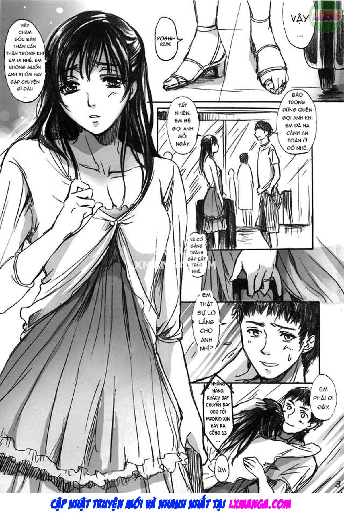 Đọc truyện hentai Cô bạn gái quyến rũ cùng người yêu - Oneshot
