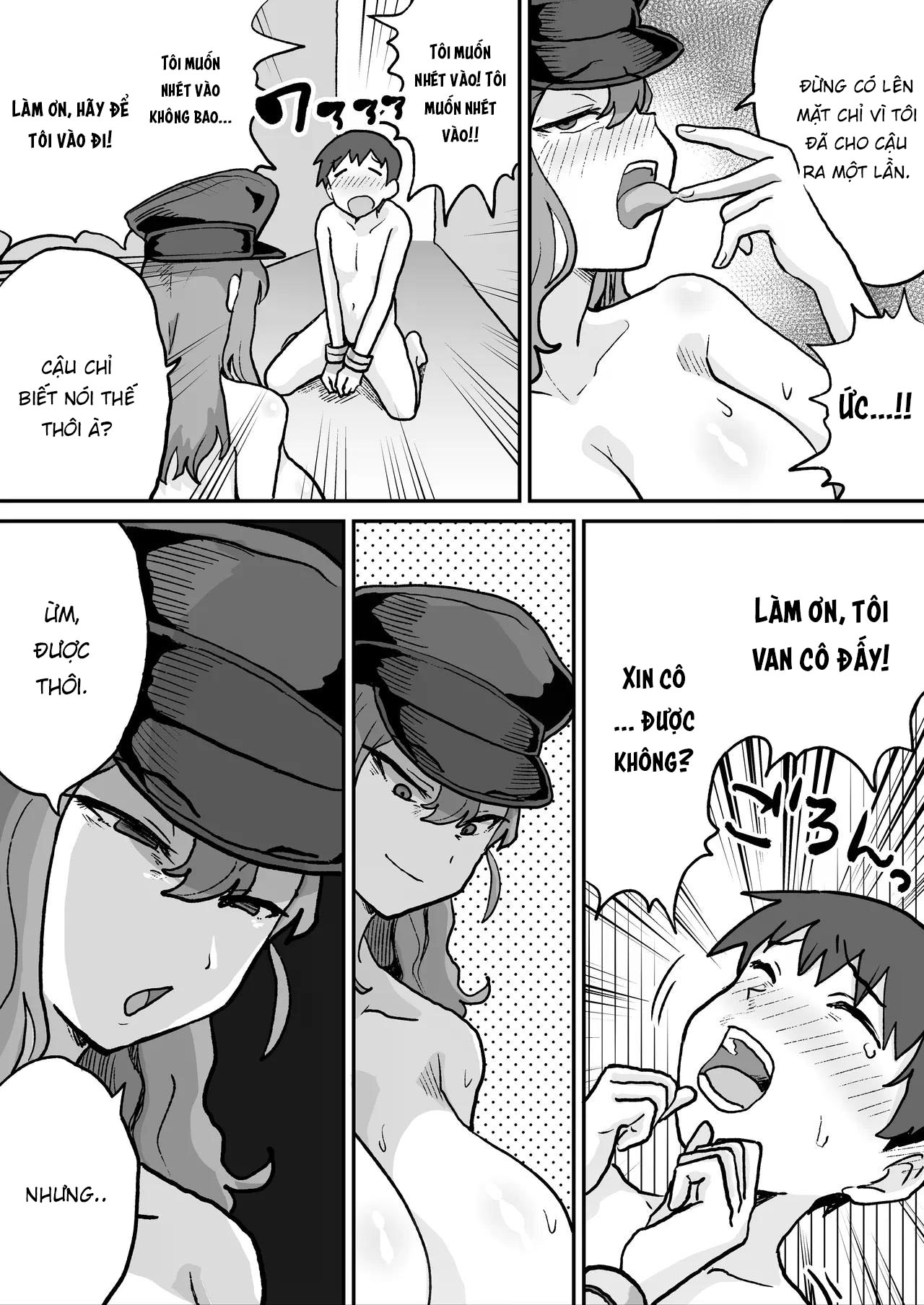 Đọc truyện hentai Evil Organization Executive: Black Police - Oneshot