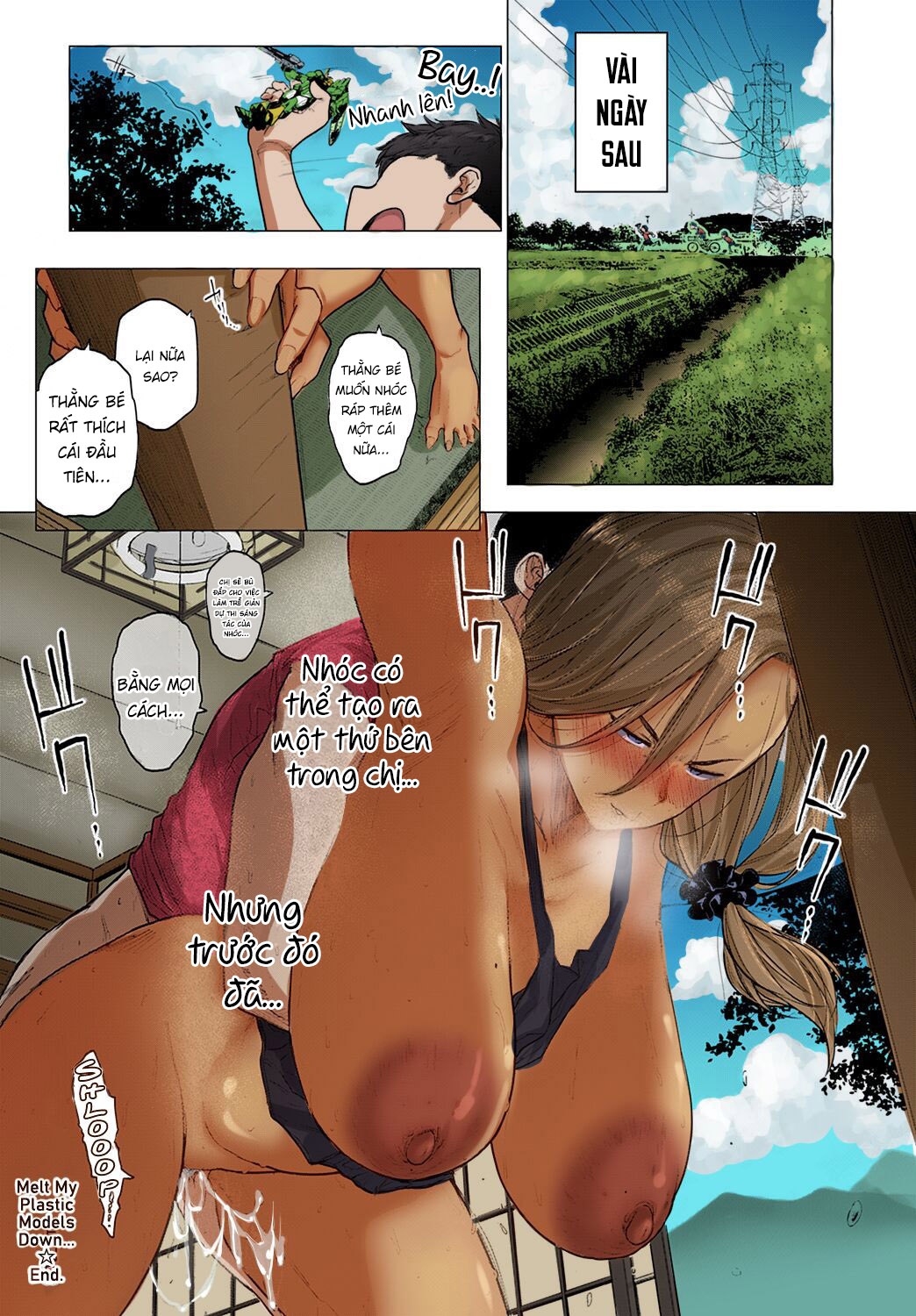 Đọc truyện hentai Người chị xa quê về chơi - Oneshot