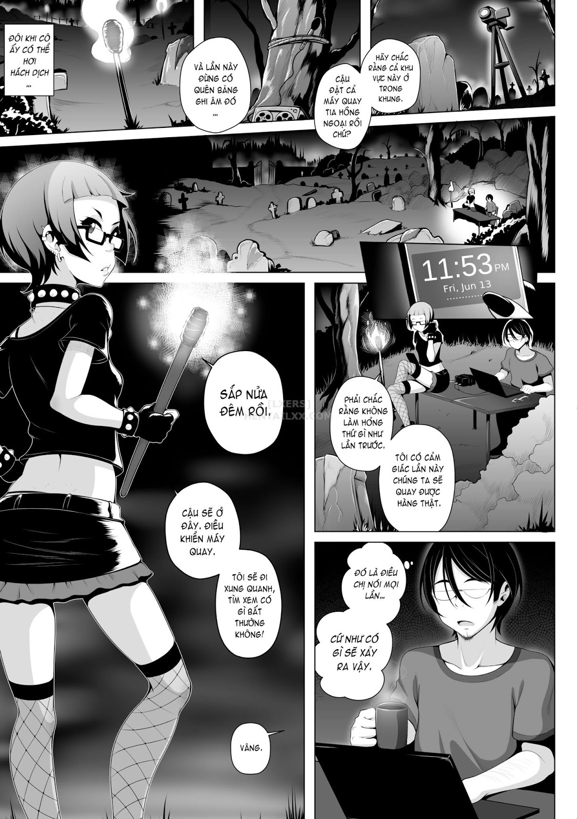 Đọc truyện hentai Thicker Than Water - Chap 10 - A Night in the Graveyard