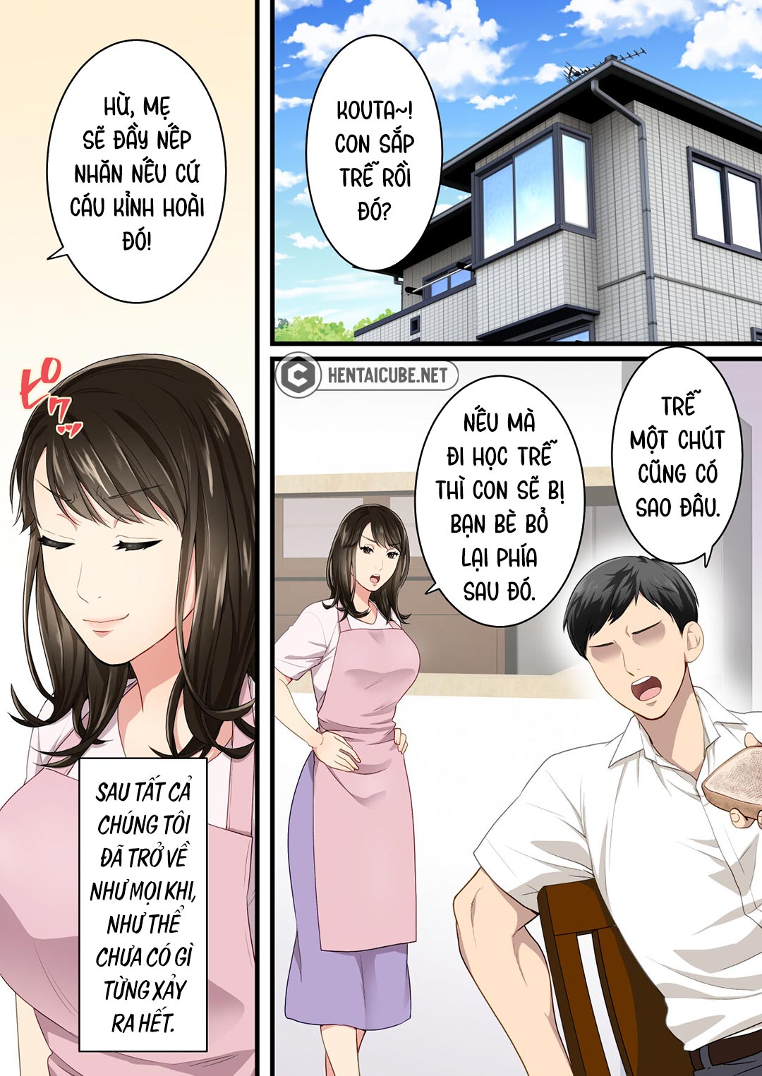 Đọc truyện hentai Mẹ con khắc khẩu đã trở thành người tình - Chap 2 - [END]