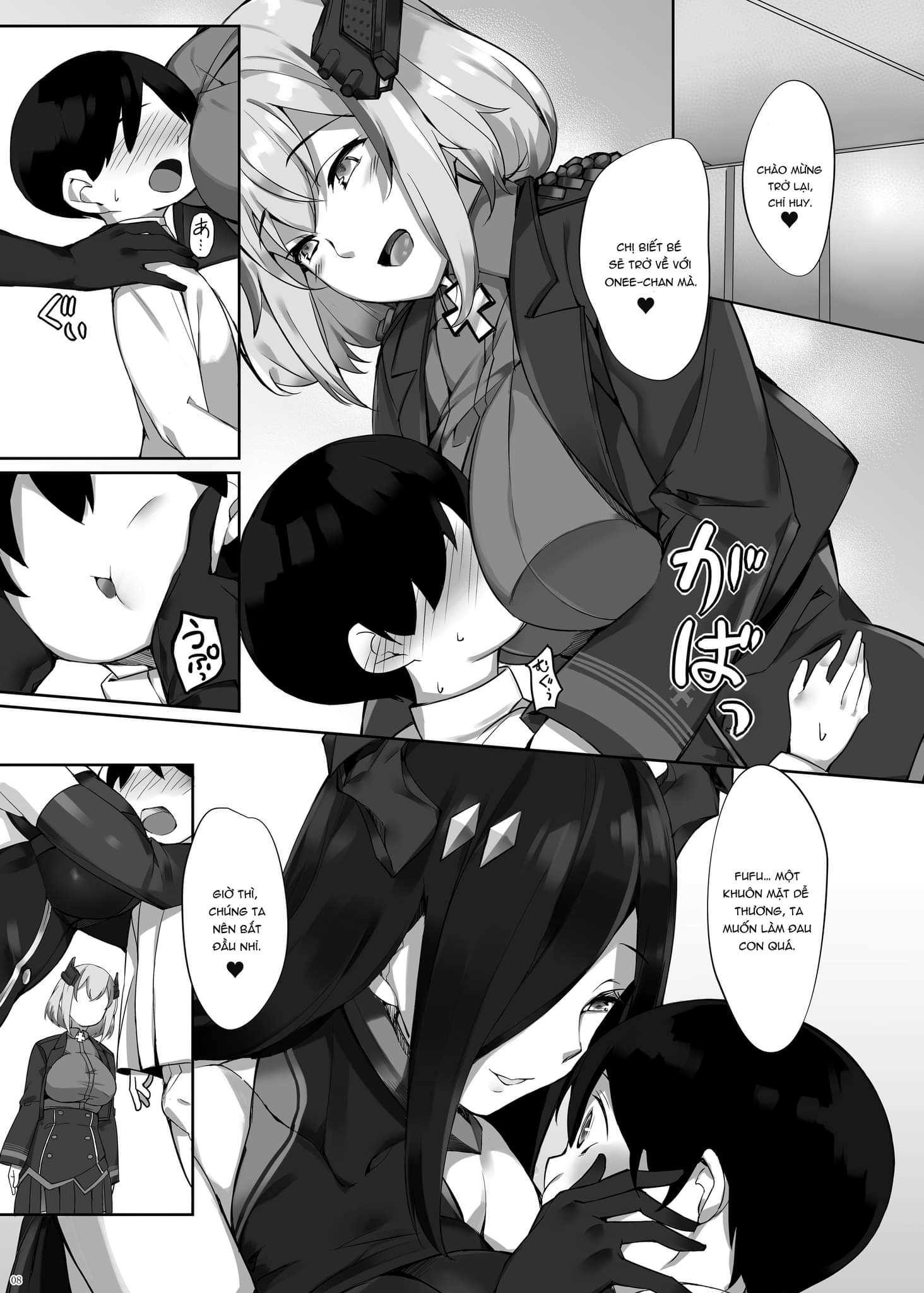 Đọc truyện hentai Friedrich no Shota Ama Haha Indeki (Azur Lane) - Oneshot