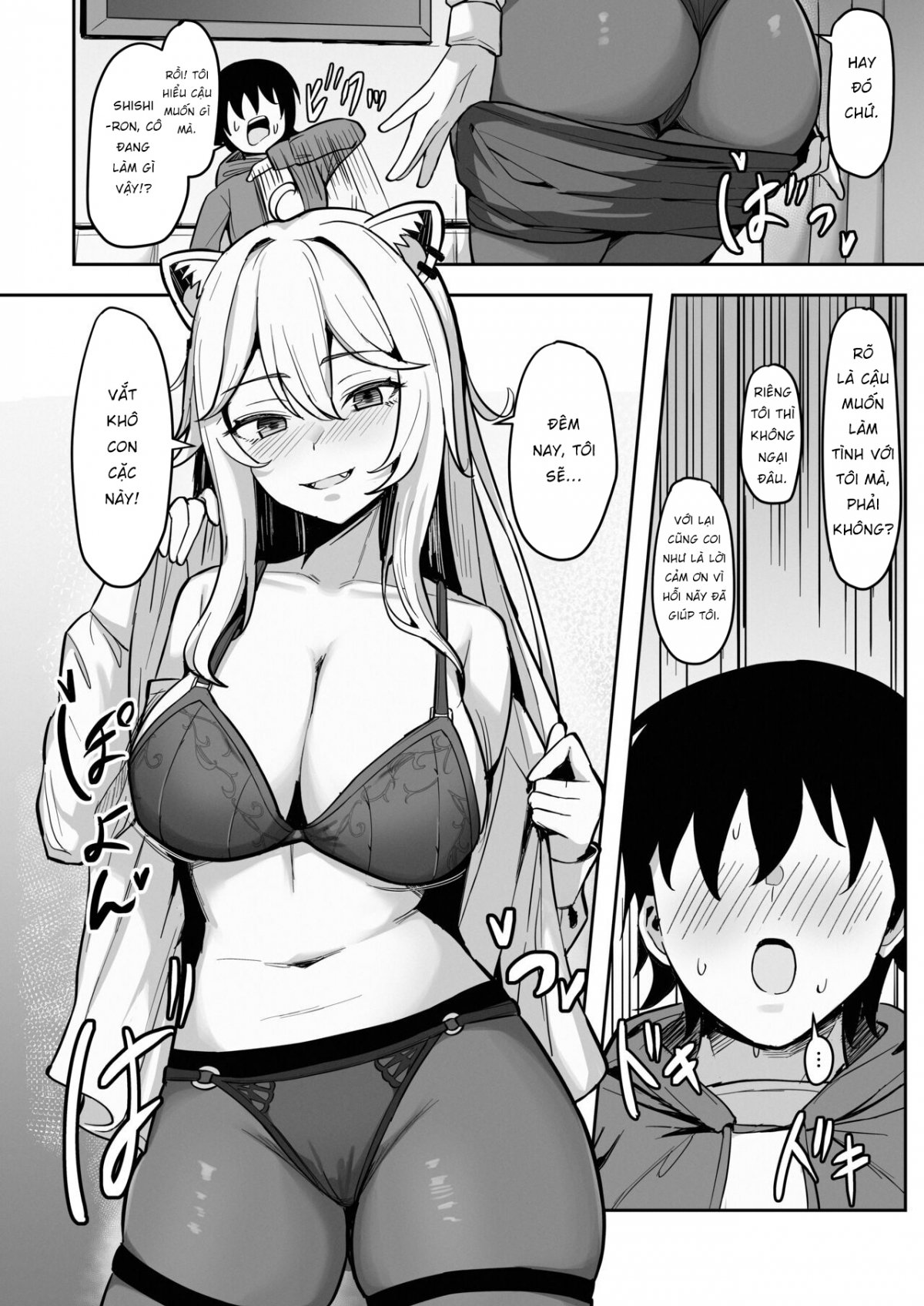 Đọc truyện hentai MenheLion ~Sappari Tori Paitan Base~ (Shishiro Botan) - Oneshot