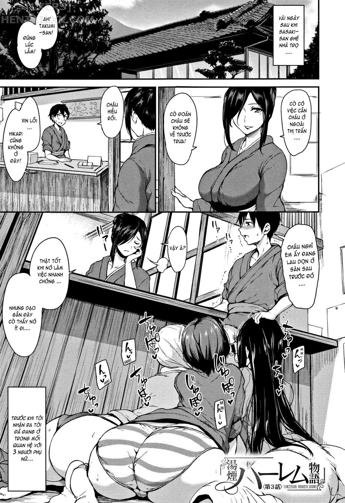 Đọc truyện hentai Yukemuri Harem Monogatari - Chap 3