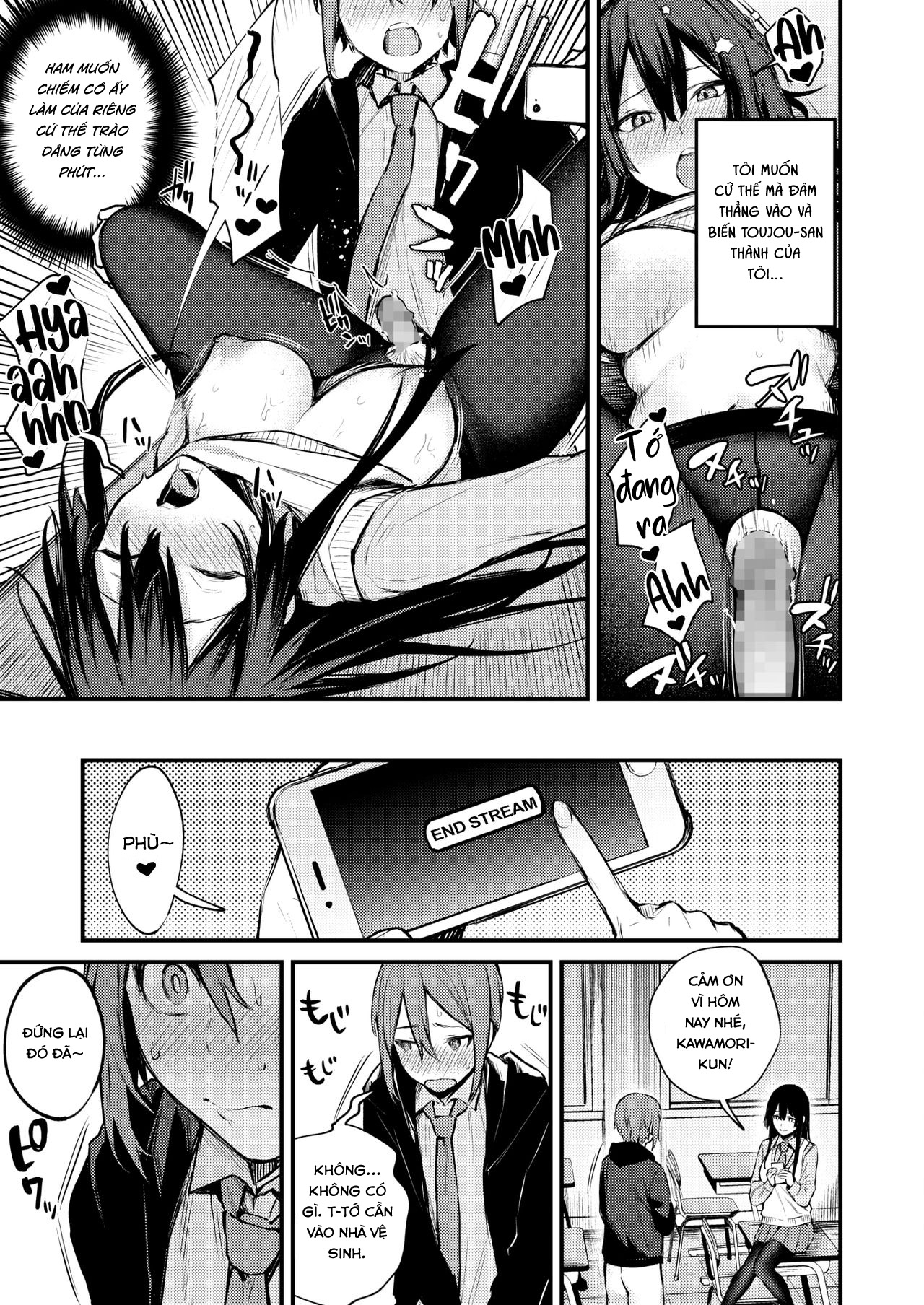 Đọc truyện hentai Himitsu no Haishin - Oneshot