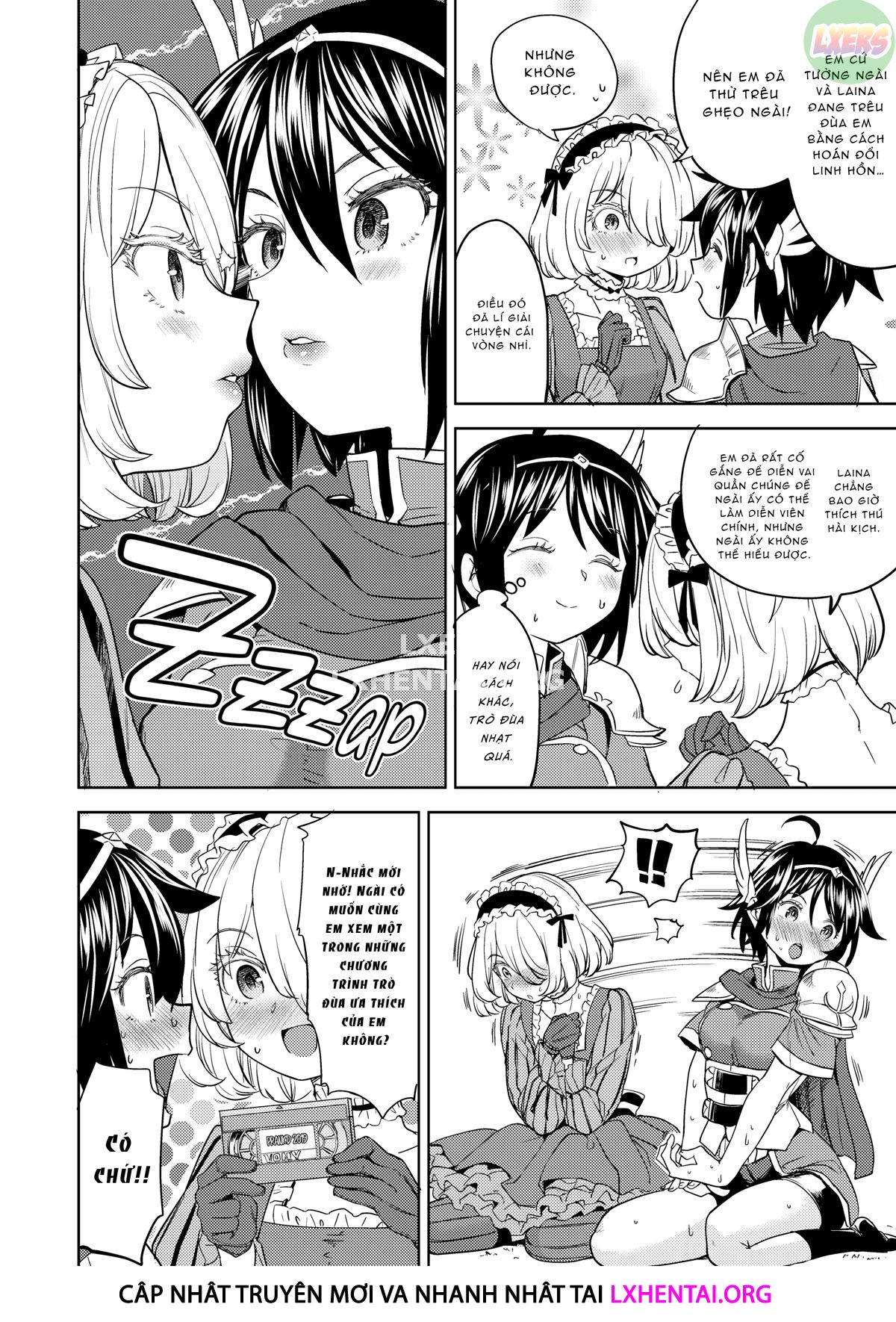 Đọc truyện hentai Tái sinh thành một nữ anh hùng có 5 người vợ quỷ - Chap 4