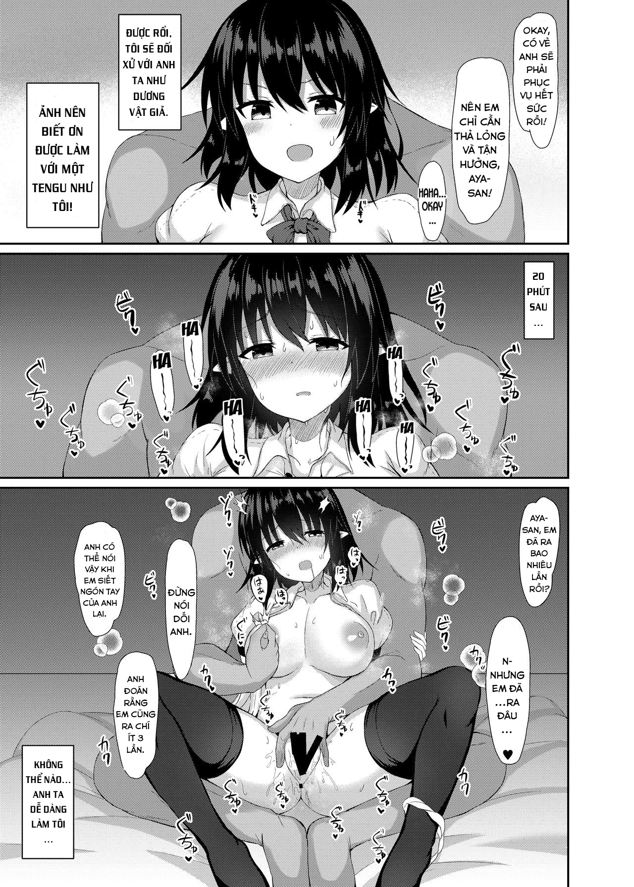 Đọc truyện hentai Chuyến thu thập thông tin của Aya-san! (Touhou Project) - Oneshot