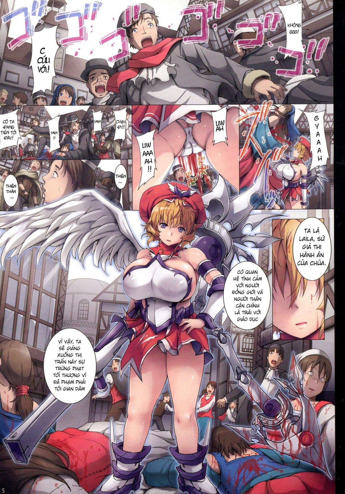 Đọc truyện hentai ANGEL DUST. (Queen's Blade) - Chap 1