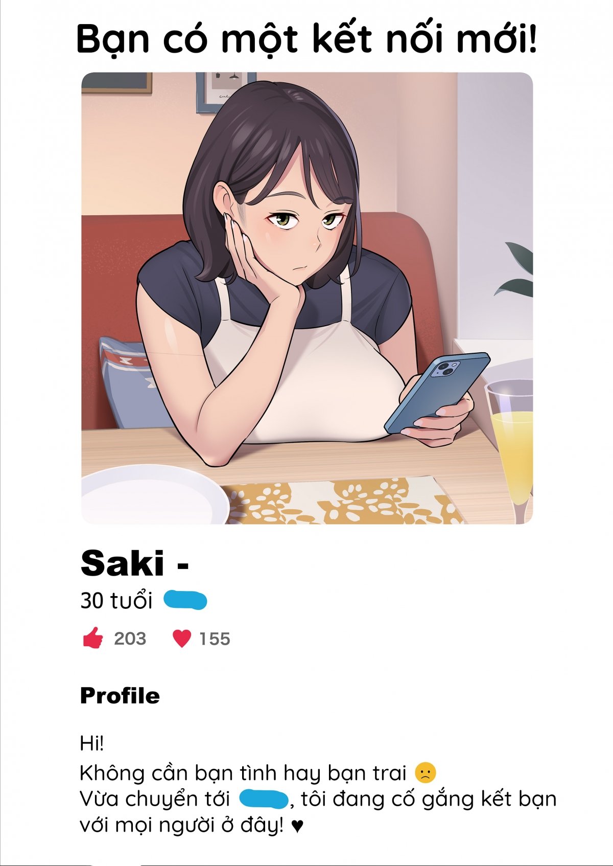 Đọc truyện hentai Lướt Tinder, Tôi chịch luôn vợ người ta. - Oneshot [Không che]