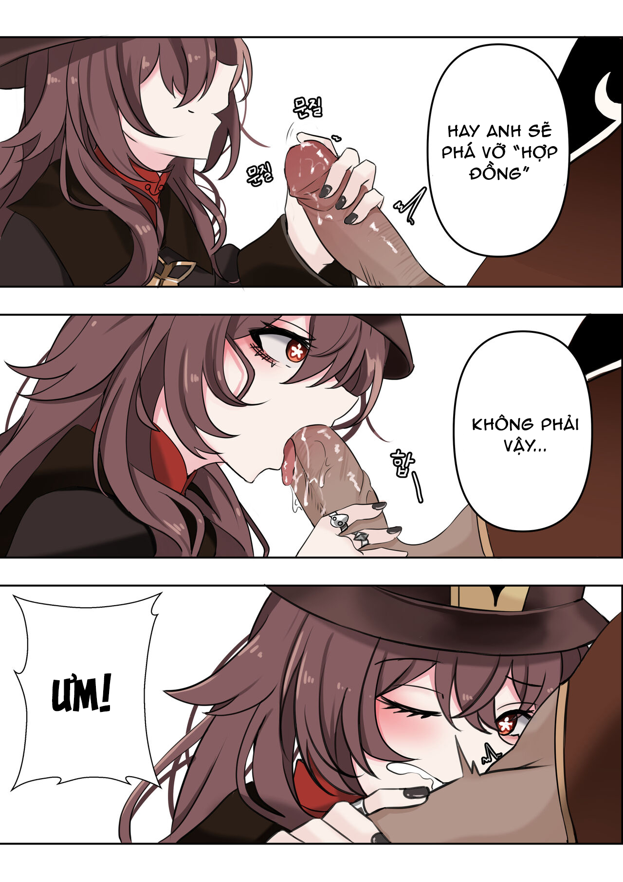 Đọc truyện hentai Hợp đồng - Đâm lao thì phải theo lao