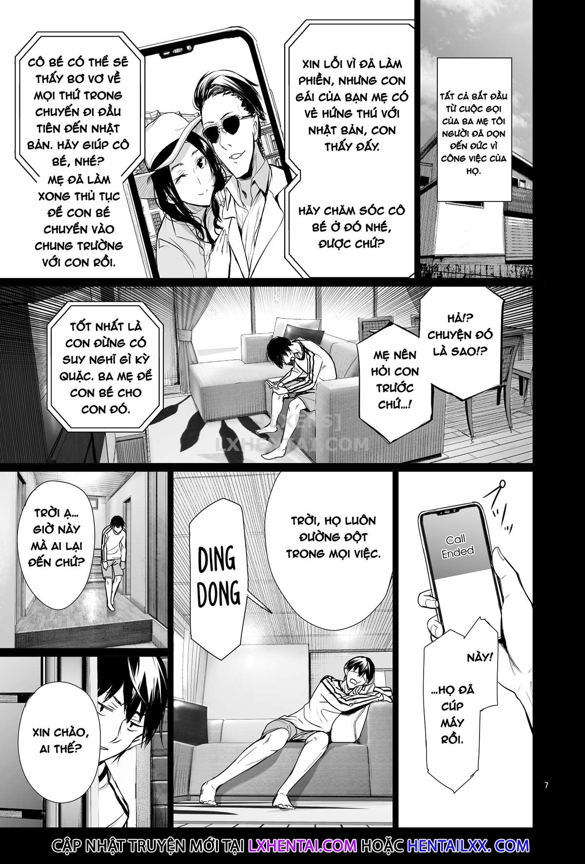 Đọc truyện hentai Homestay-chu no Doitsu Musume ga Issho ni Furo ni Haitte Kuru Wak - Oneshot