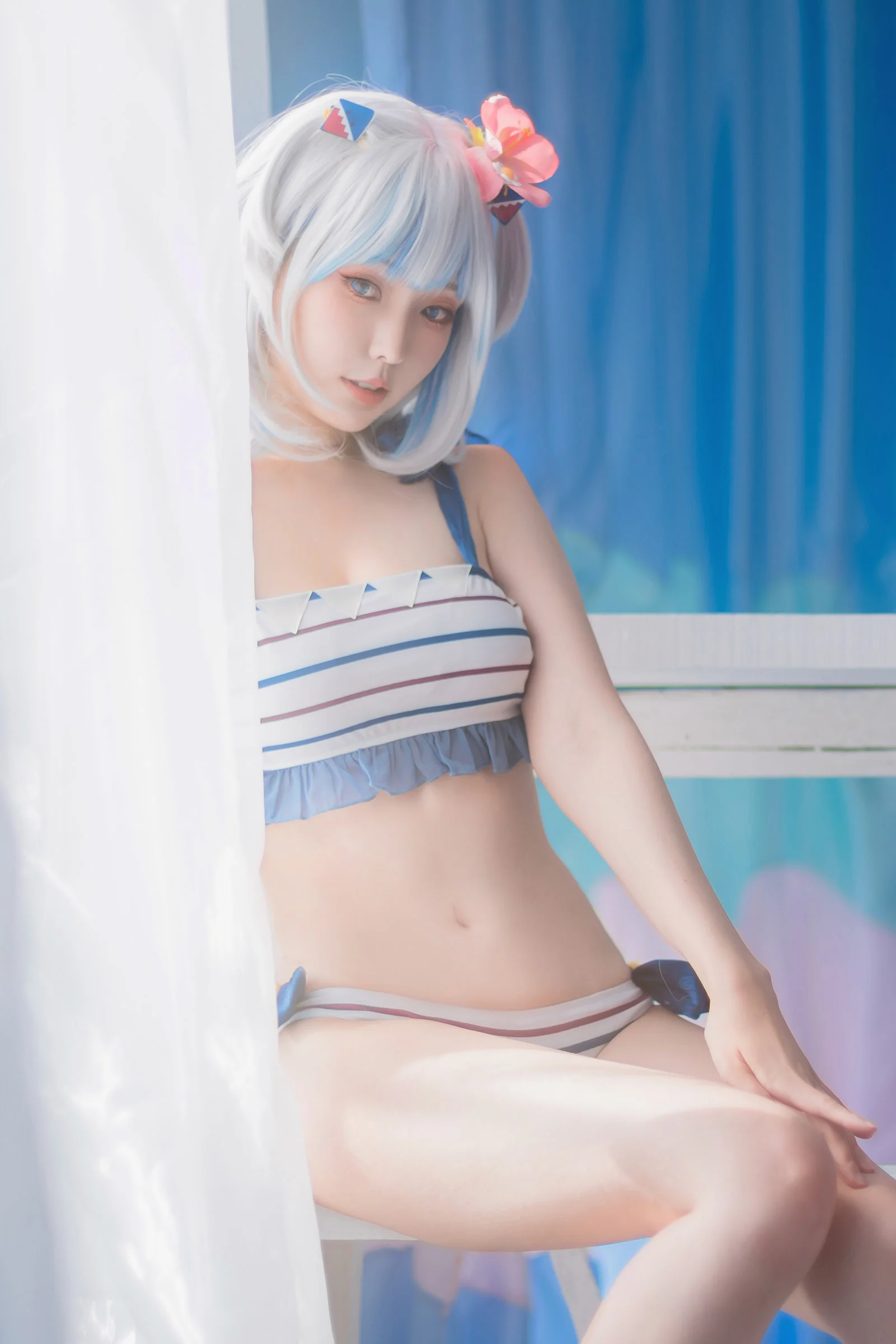 Đọc truyện hentai Tuyển tập Albums siêu phẩm Cosplay - Chap 518 - Ely - Gura Swimsuit