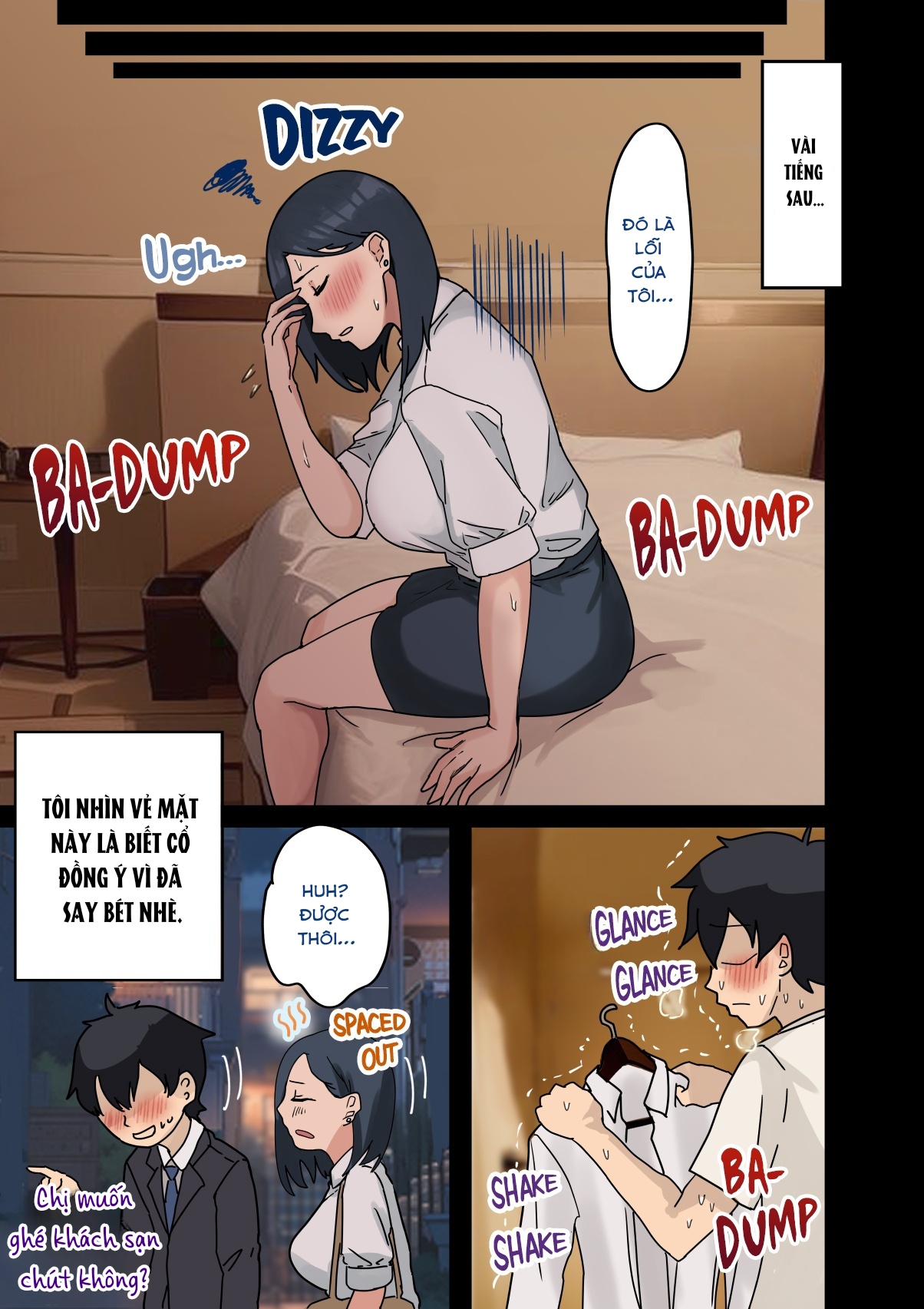 Đọc truyện hentai Kaisha no Madonna to Lucky de Yareta Hanashi - Oneshot