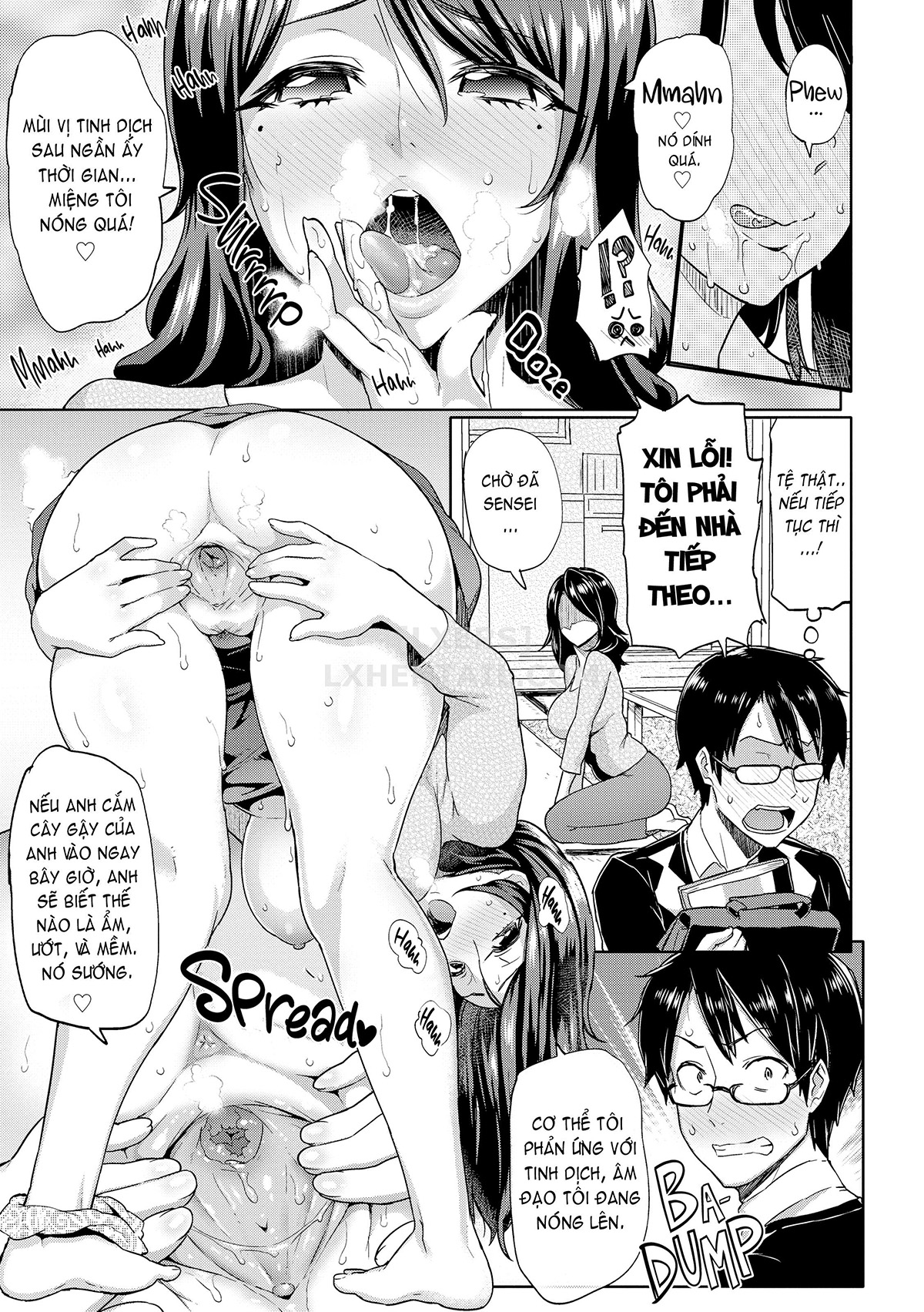 Đọc truyện hentai Let's Get Horny - Chap 8 - Home Visit Anguish