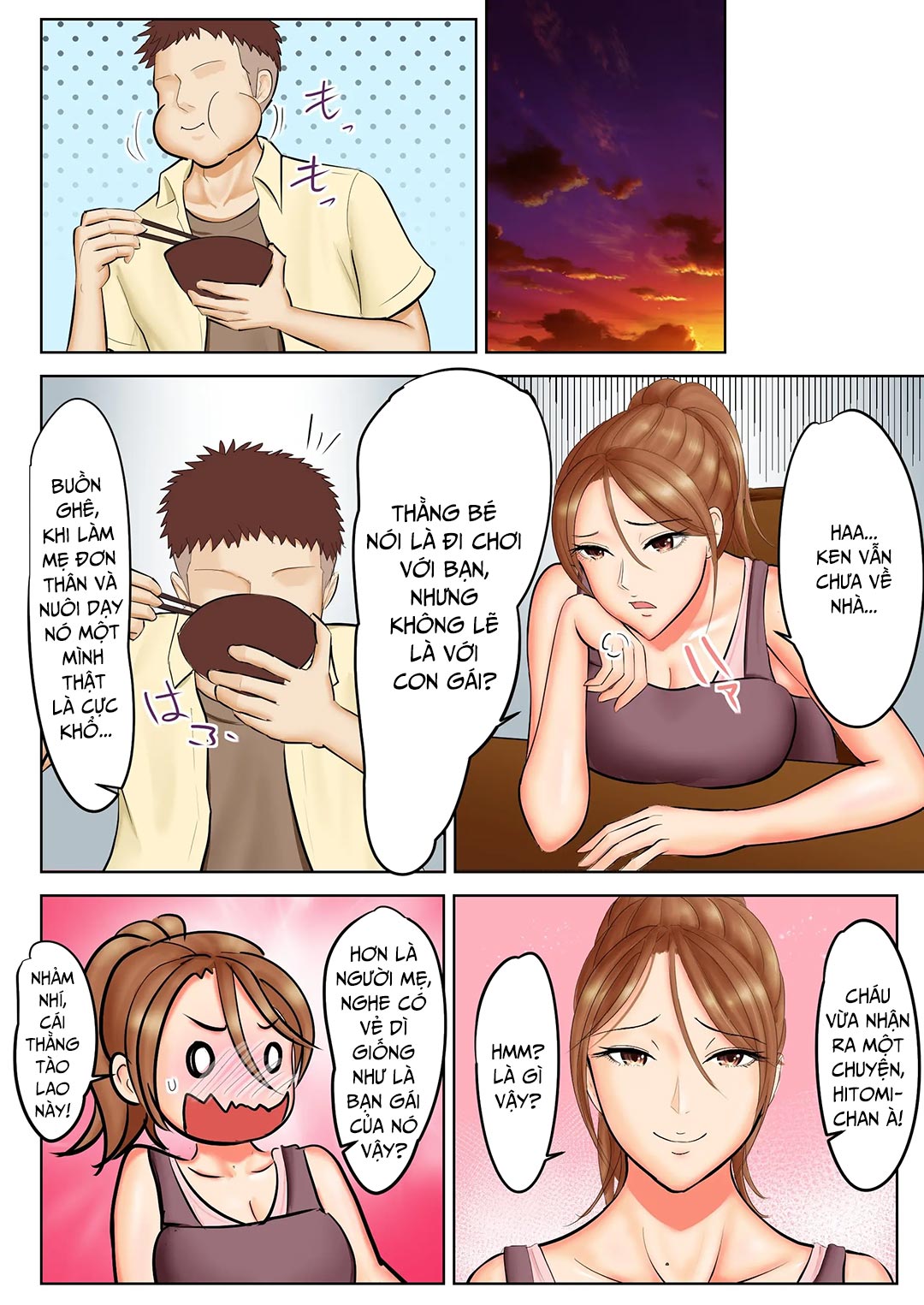 Đọc truyện hentai Người mẹ đơn thân hàng xóm - Oneshot