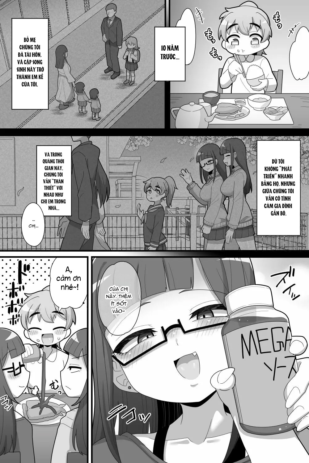 Đọc truyện hentai Tôi được yêu thương quá nhiều bởi cặp song sinh lưỡng hình. - Oneshot.