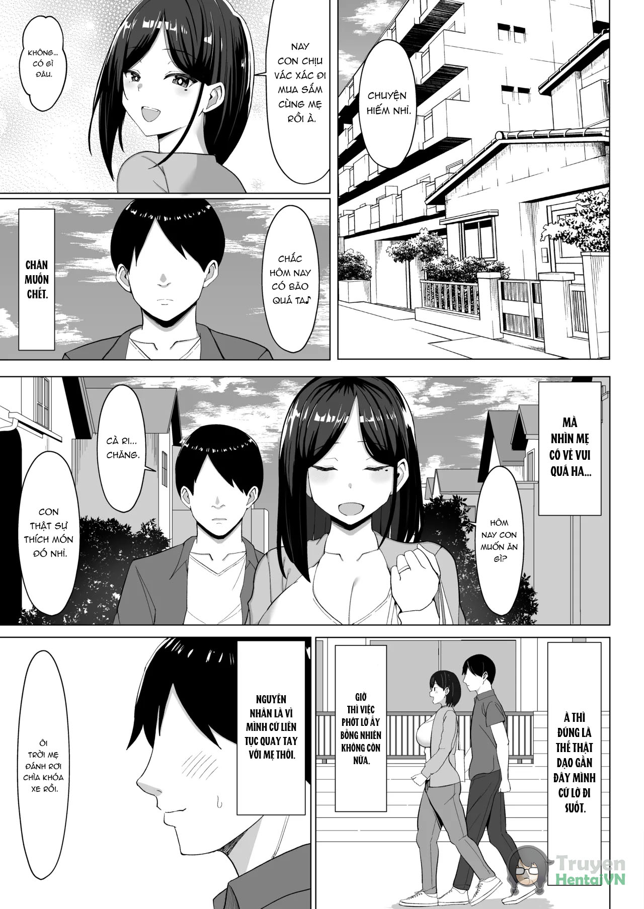 Đọc truyện hentai Kaa-chan to Sex Shinai to Derarenai Heya ~Kuchiurusai Haha to Hankouki no Ore~ - Oneshot