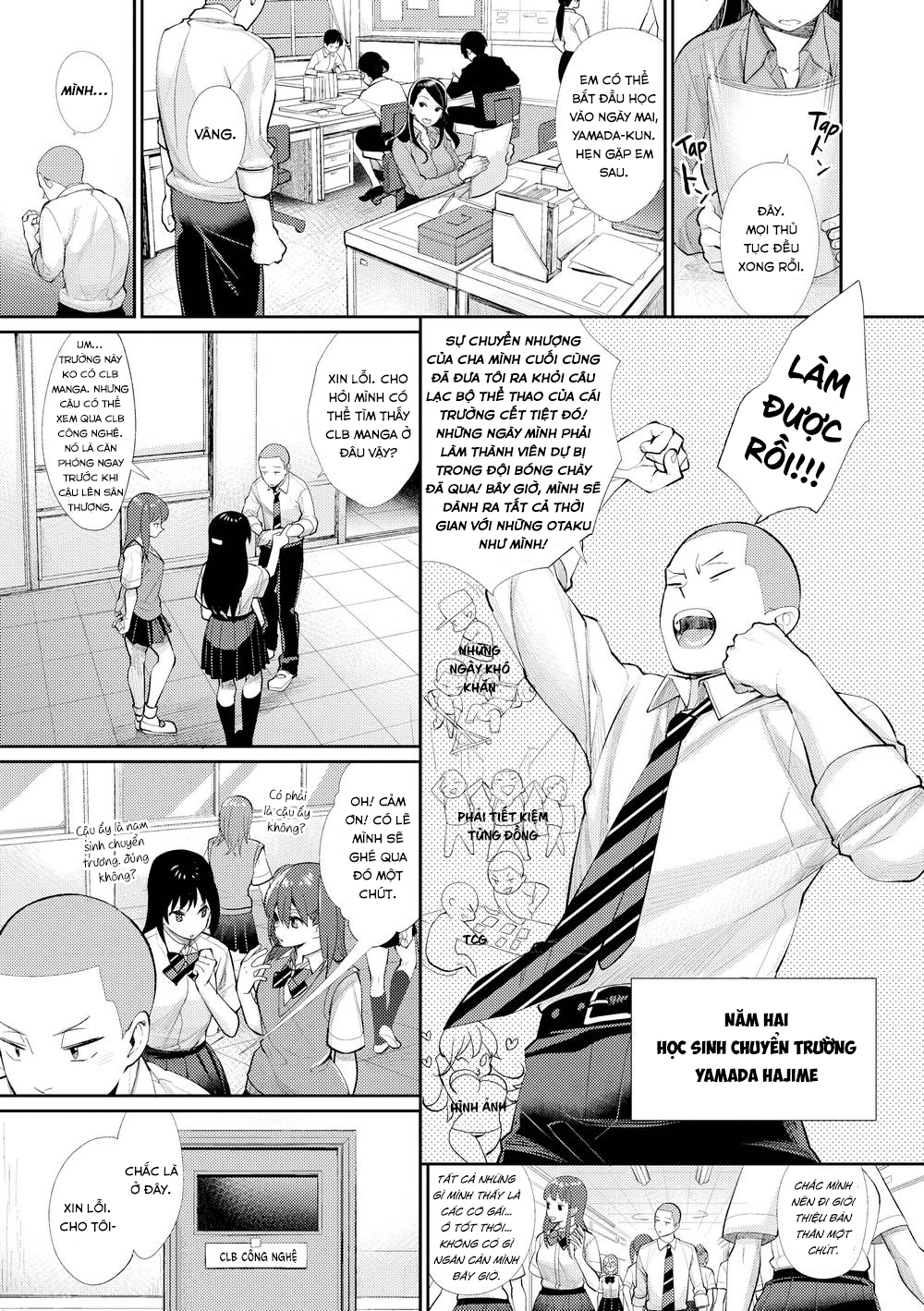 Đọc truyện hentai Lạc và CLB của những coi gái Otaku - Chap 1