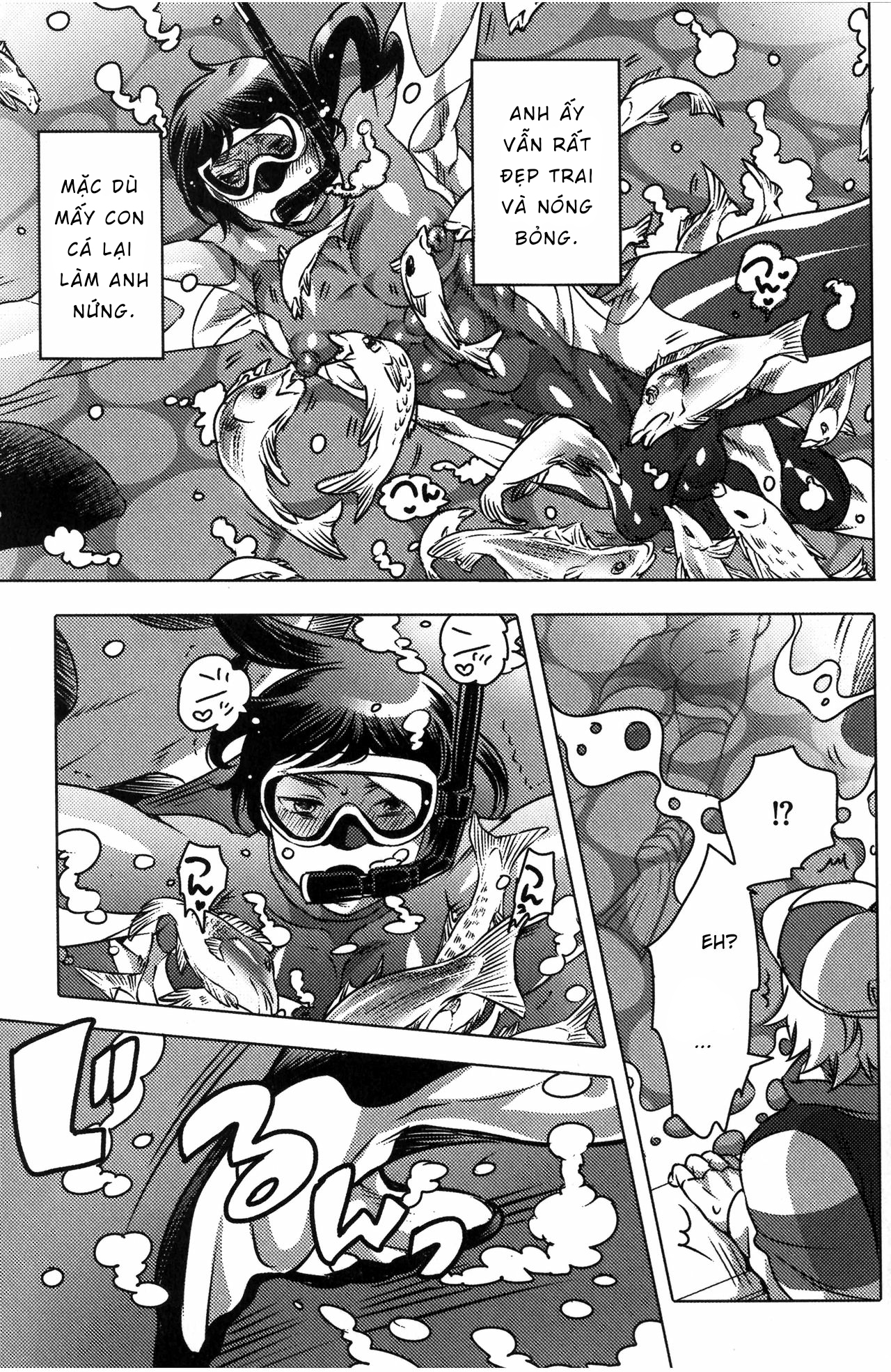 Đọc truyện hentai Ryoushi no Kimagure Sakanaryouri ~Howaitososu wo soete~ - Oneshot thui~